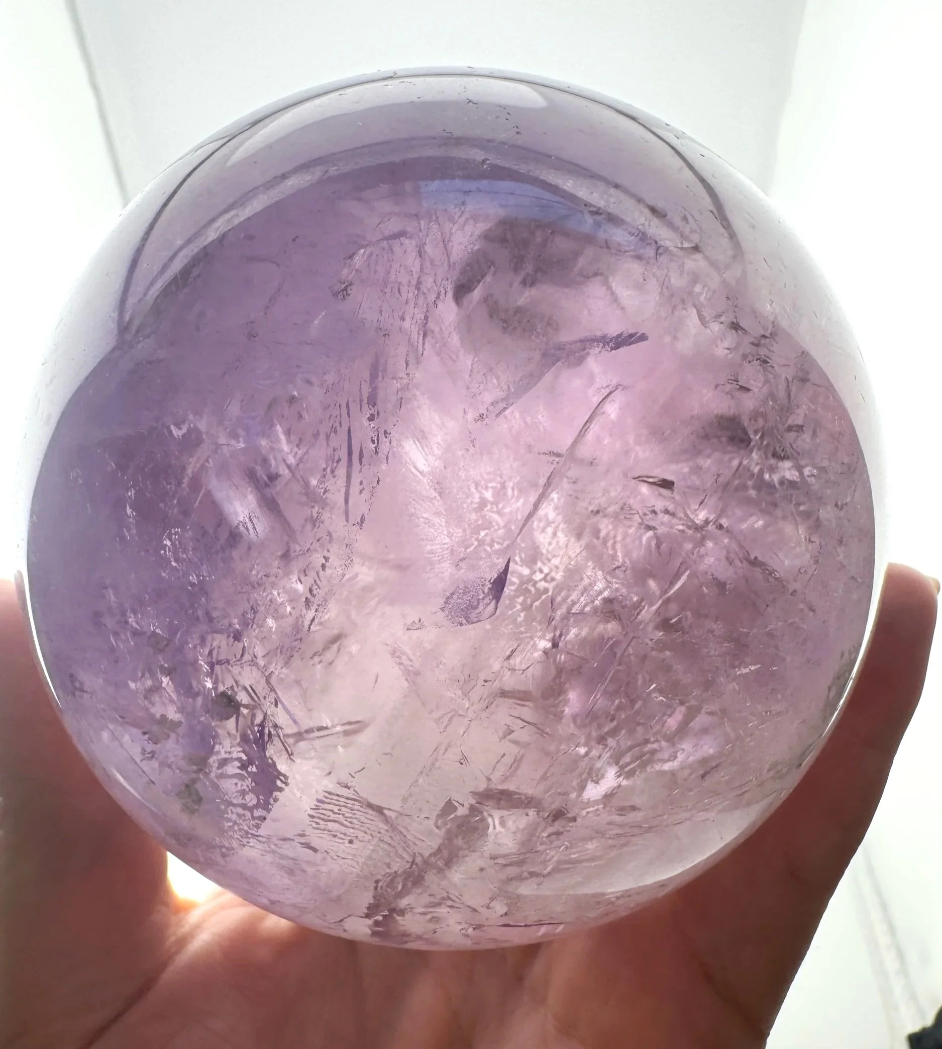 Leandro de Souza Elestial Amethyst Sphere