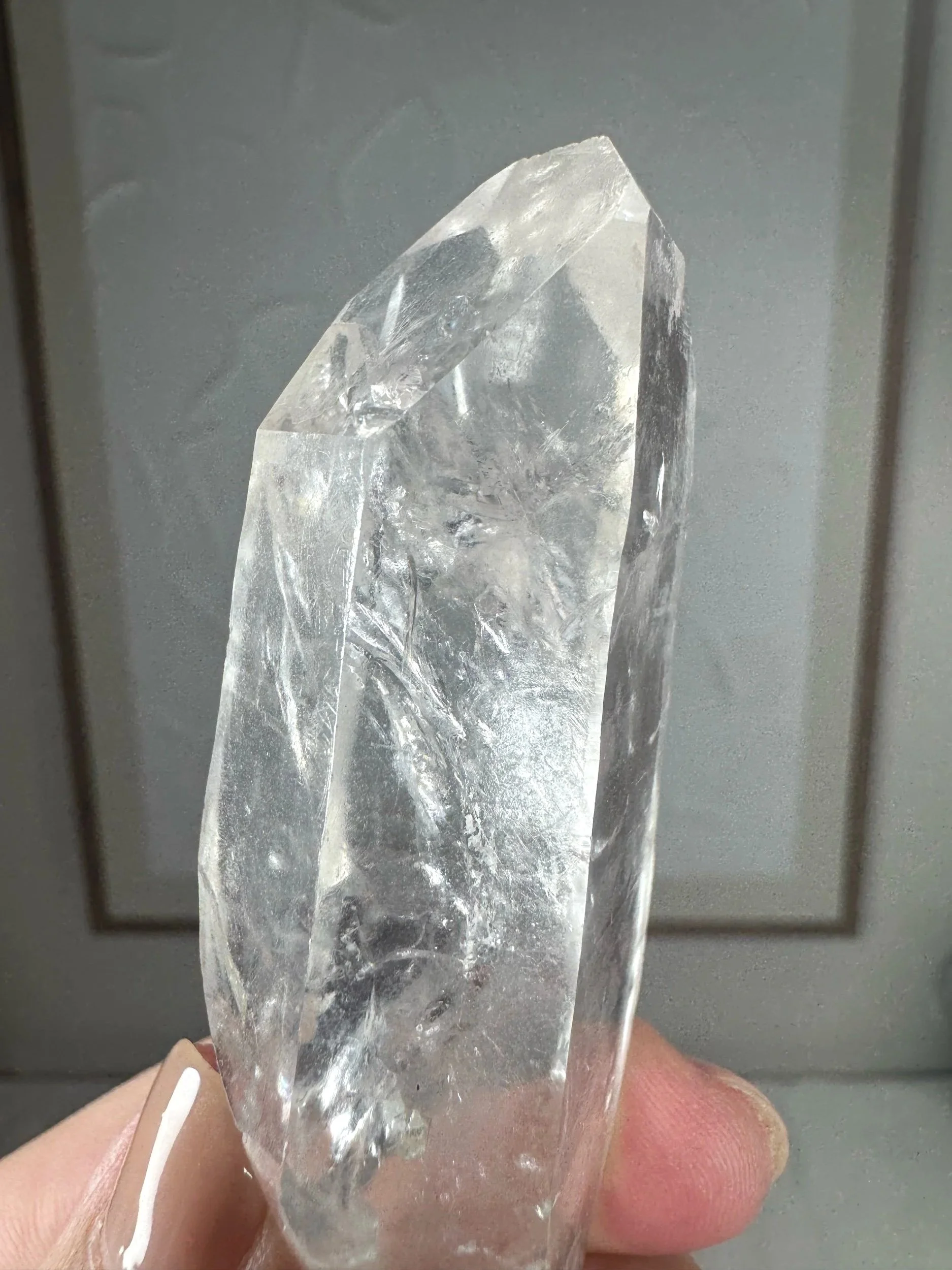 Leandro de Souza Cathedral Quartz Mother Mary Wand