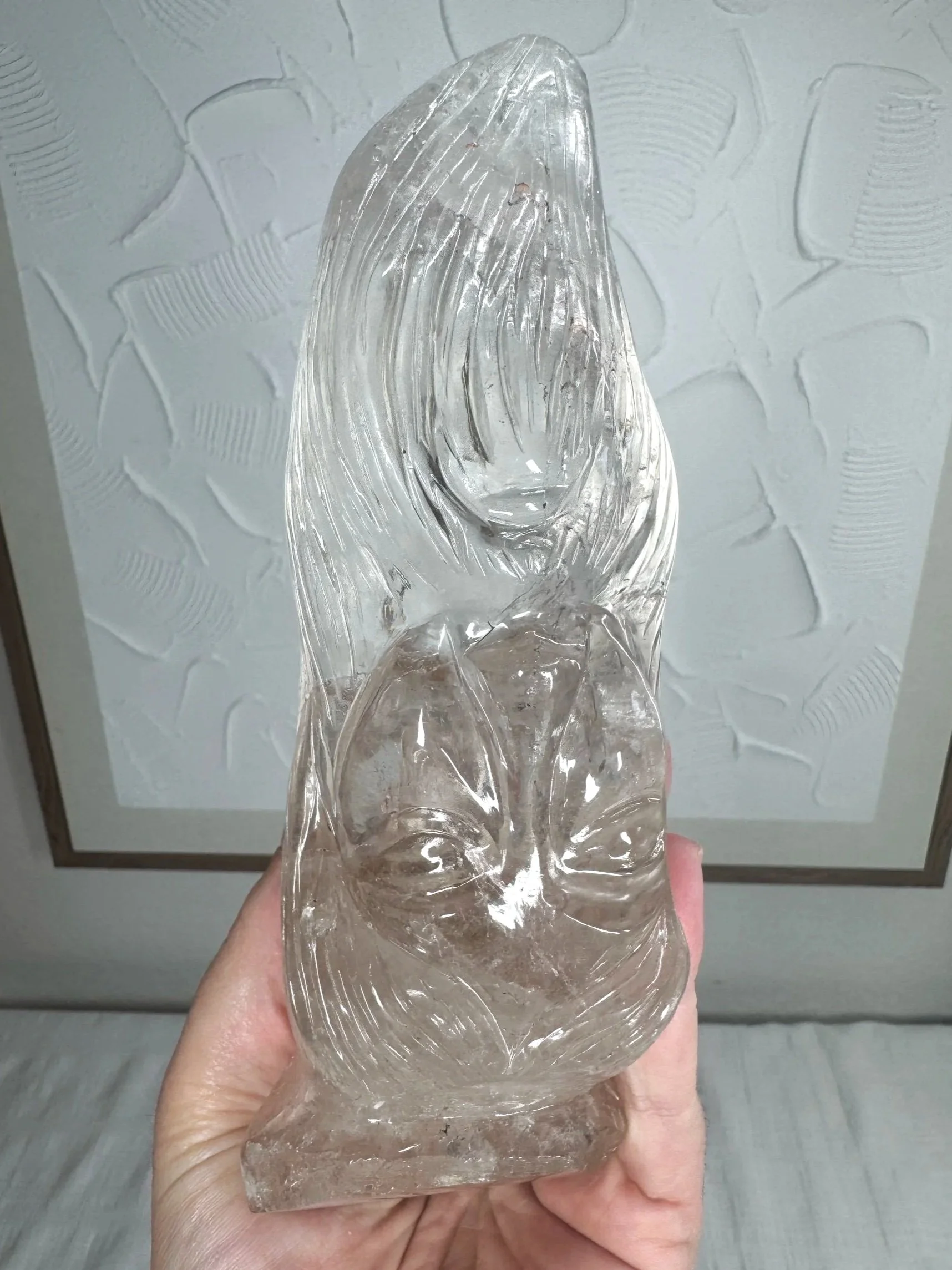 Leandro de Souza Cathedral Quartz Jesus Wand