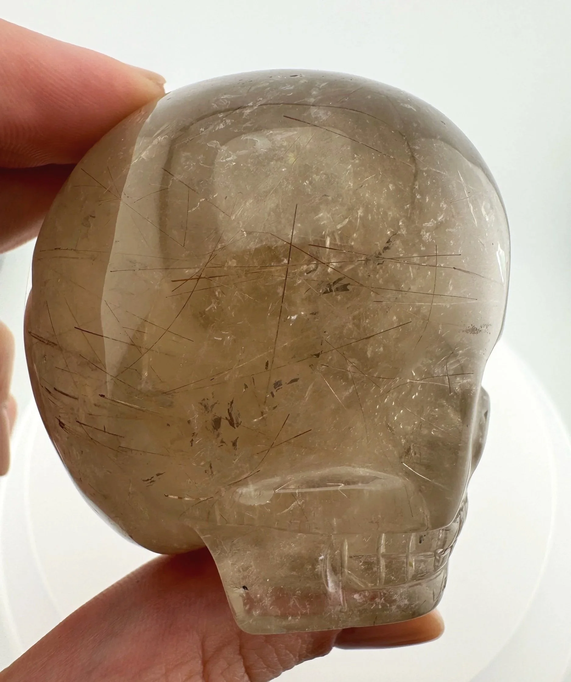 Leandro de Souza Red Rutile in Smoky Quartz Magical Child