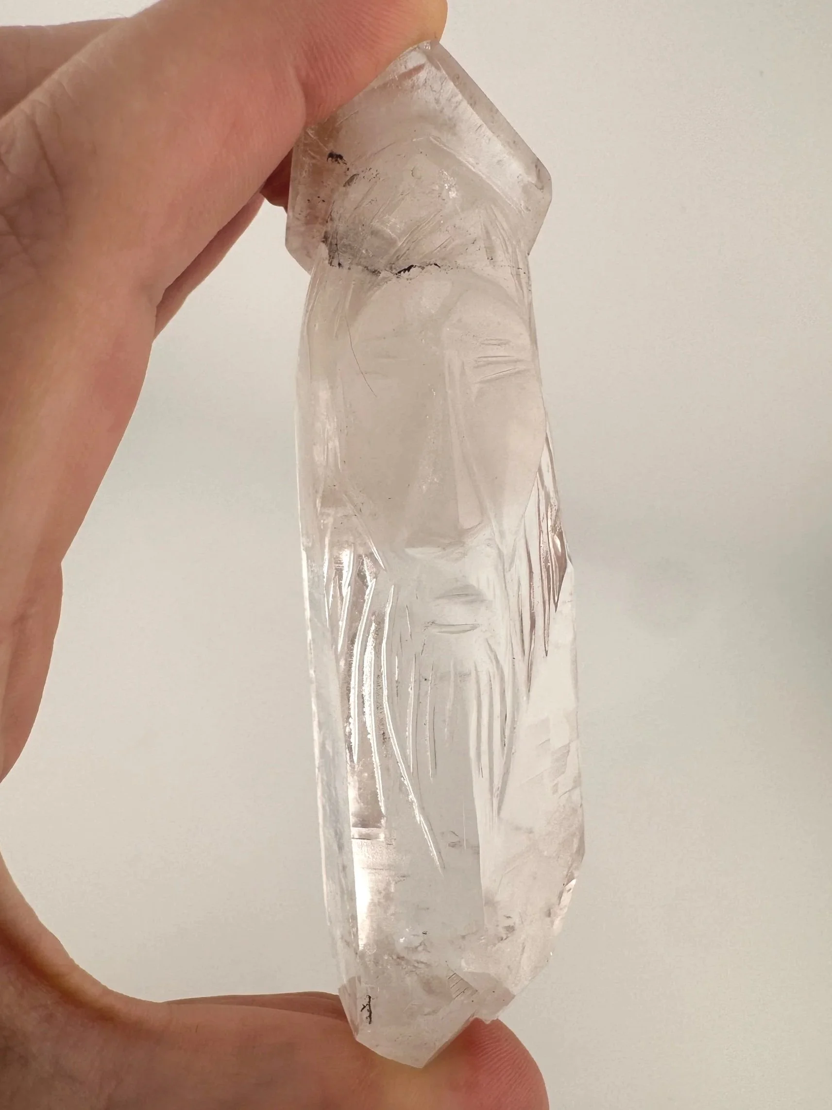 Leandro de Souza Cathedral Quartz Jesus Wand