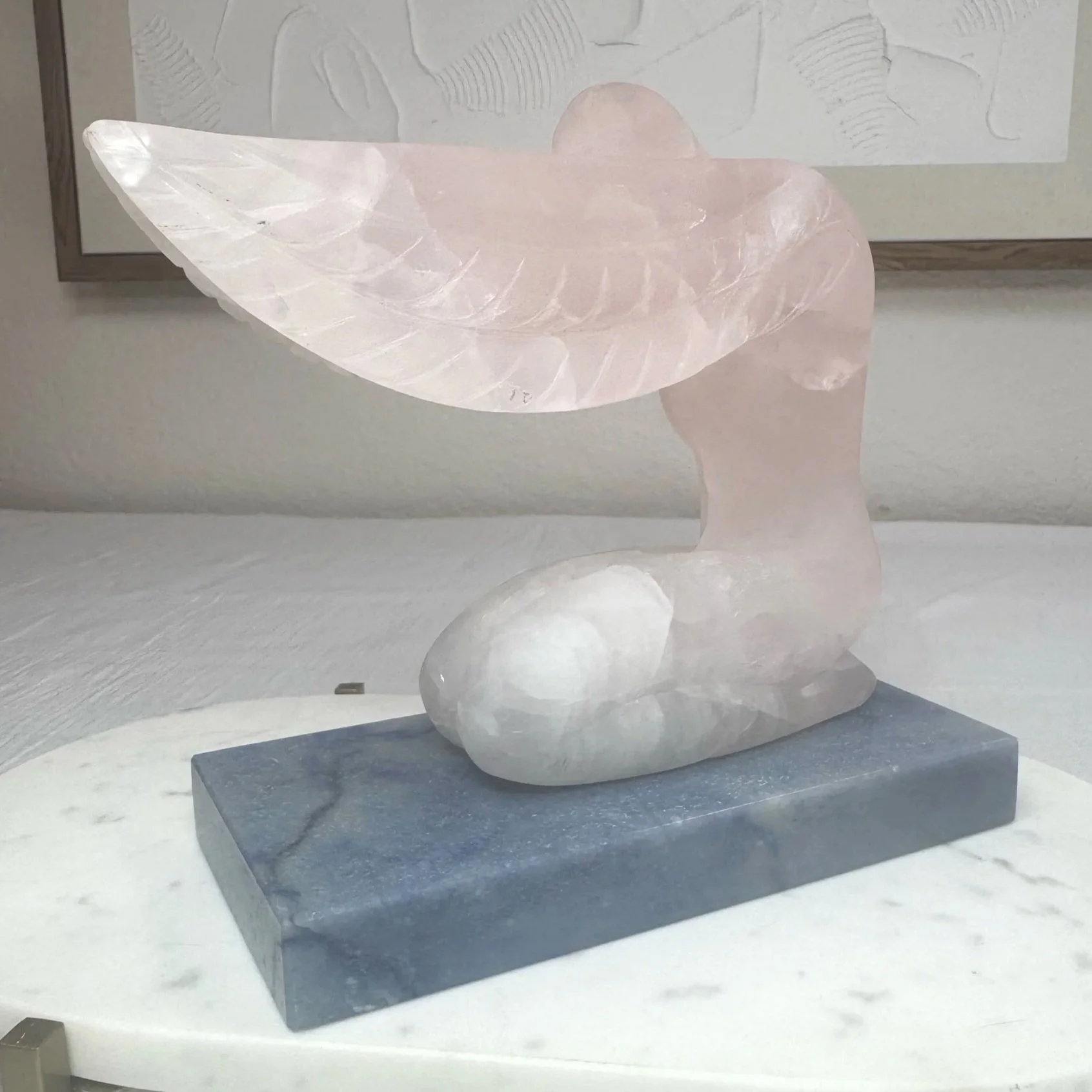 Leandro de Souza Praying Angel Sculpture