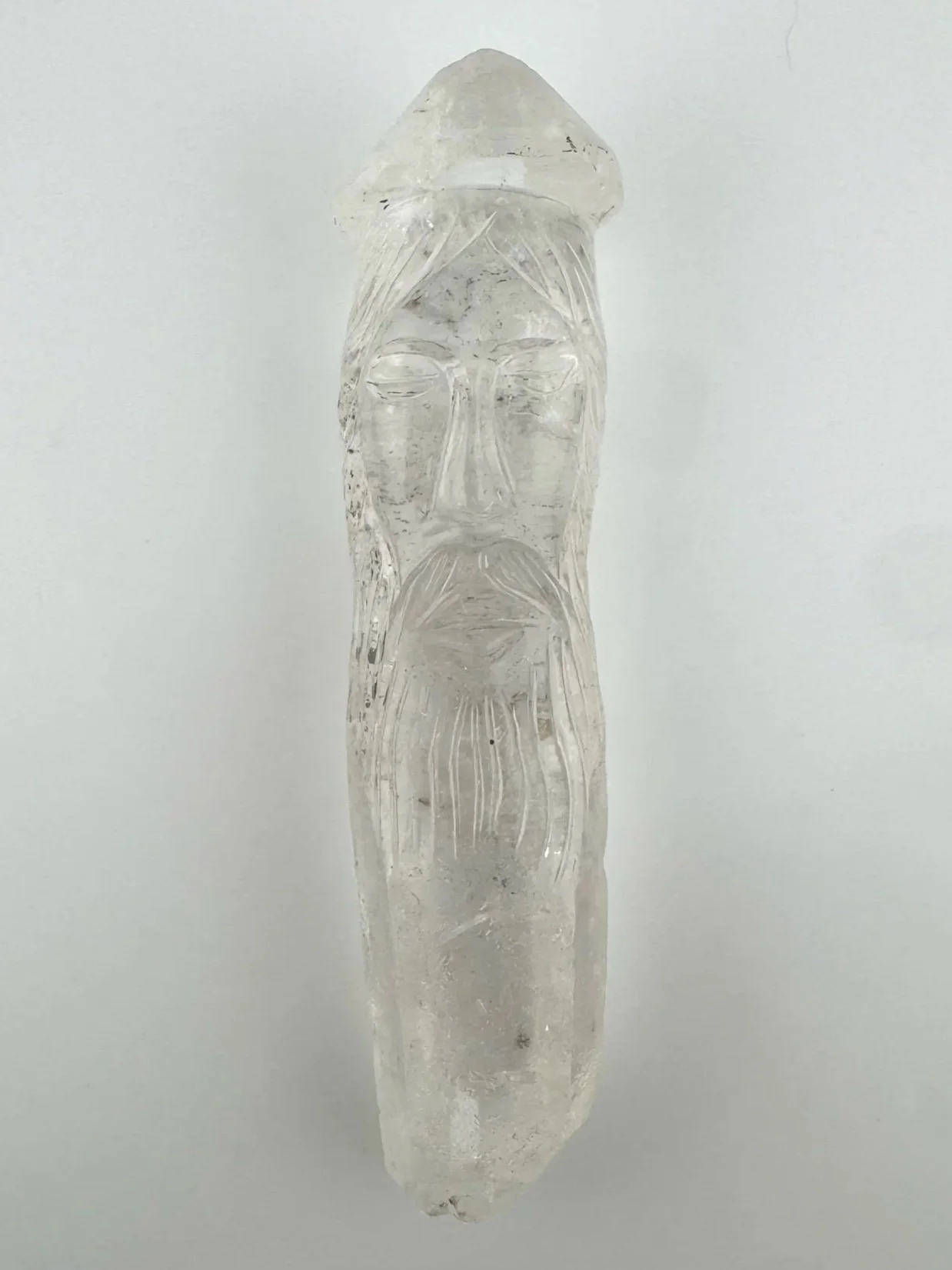 Leandro de Souza Cathedral Quartz Jesus Wand