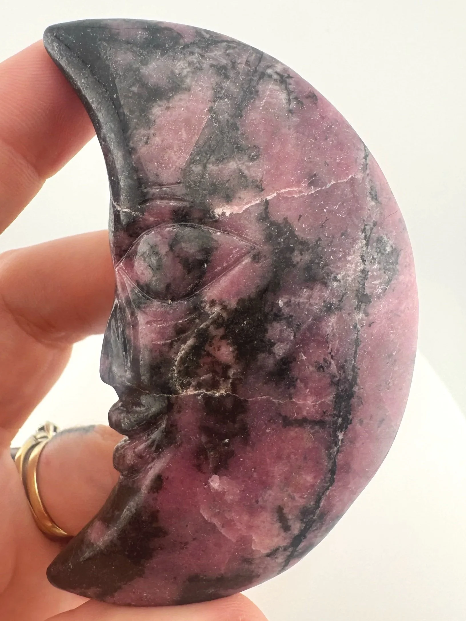 Leandro de Souza Rhodonite Moon