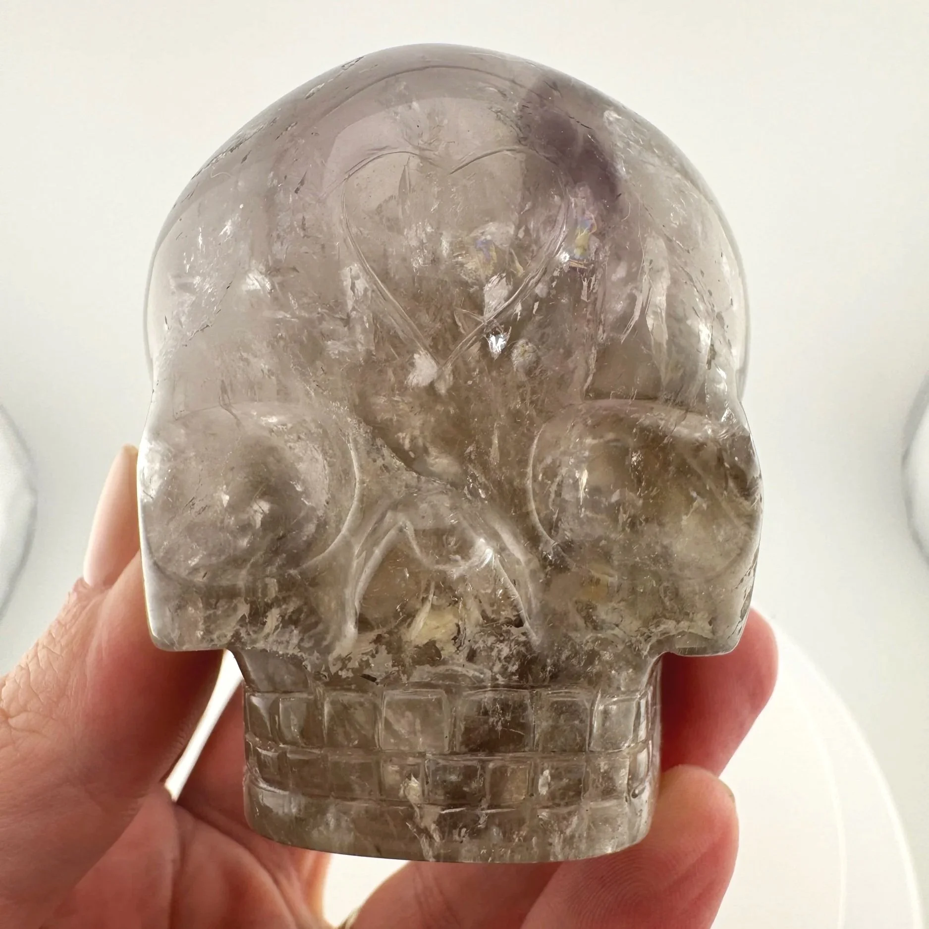 Leandro de Souza Elestial Amethyst Magical Child Skull