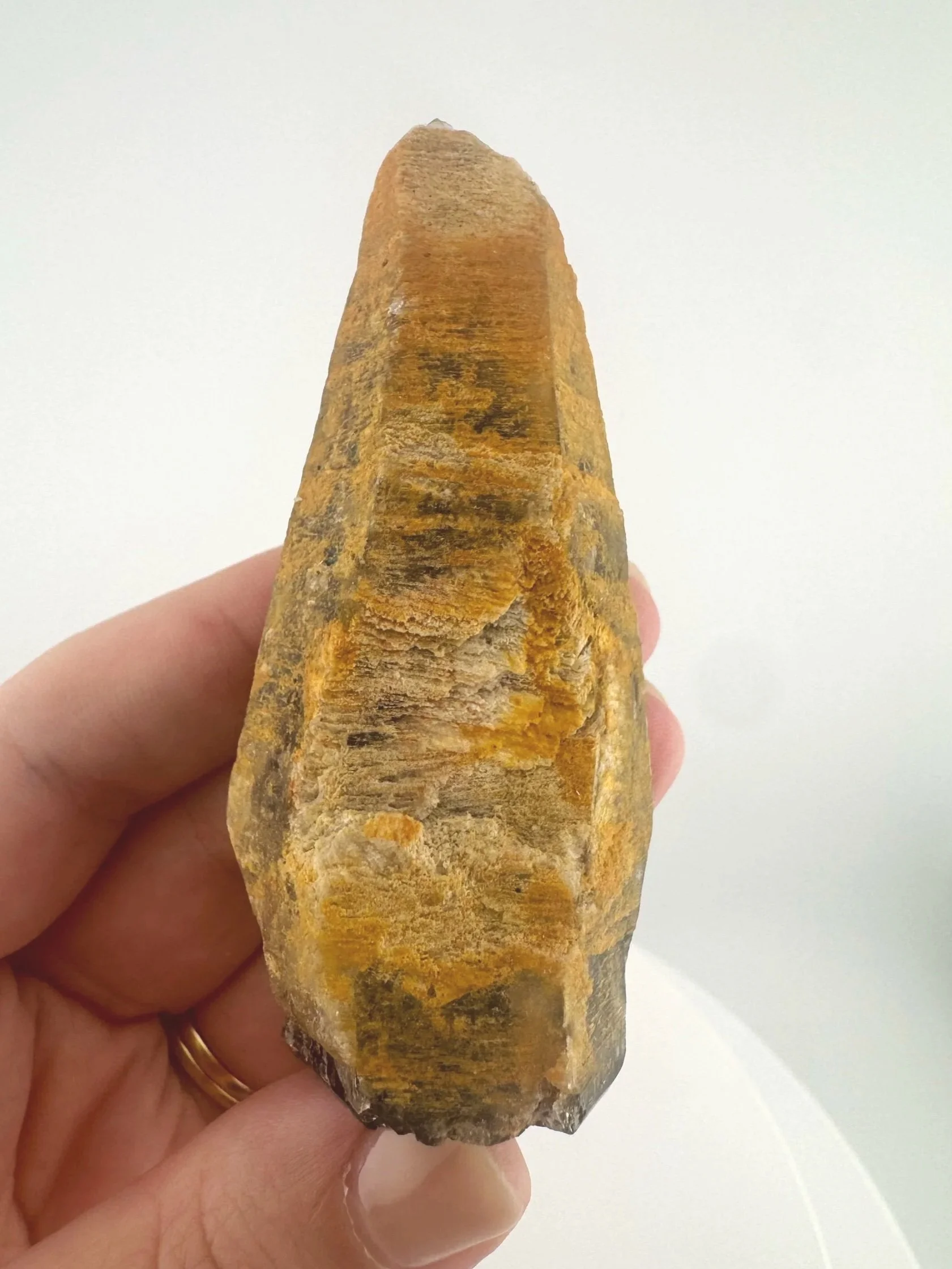 Igor de Souza Morion Tangerine Quartz Shaman Skull