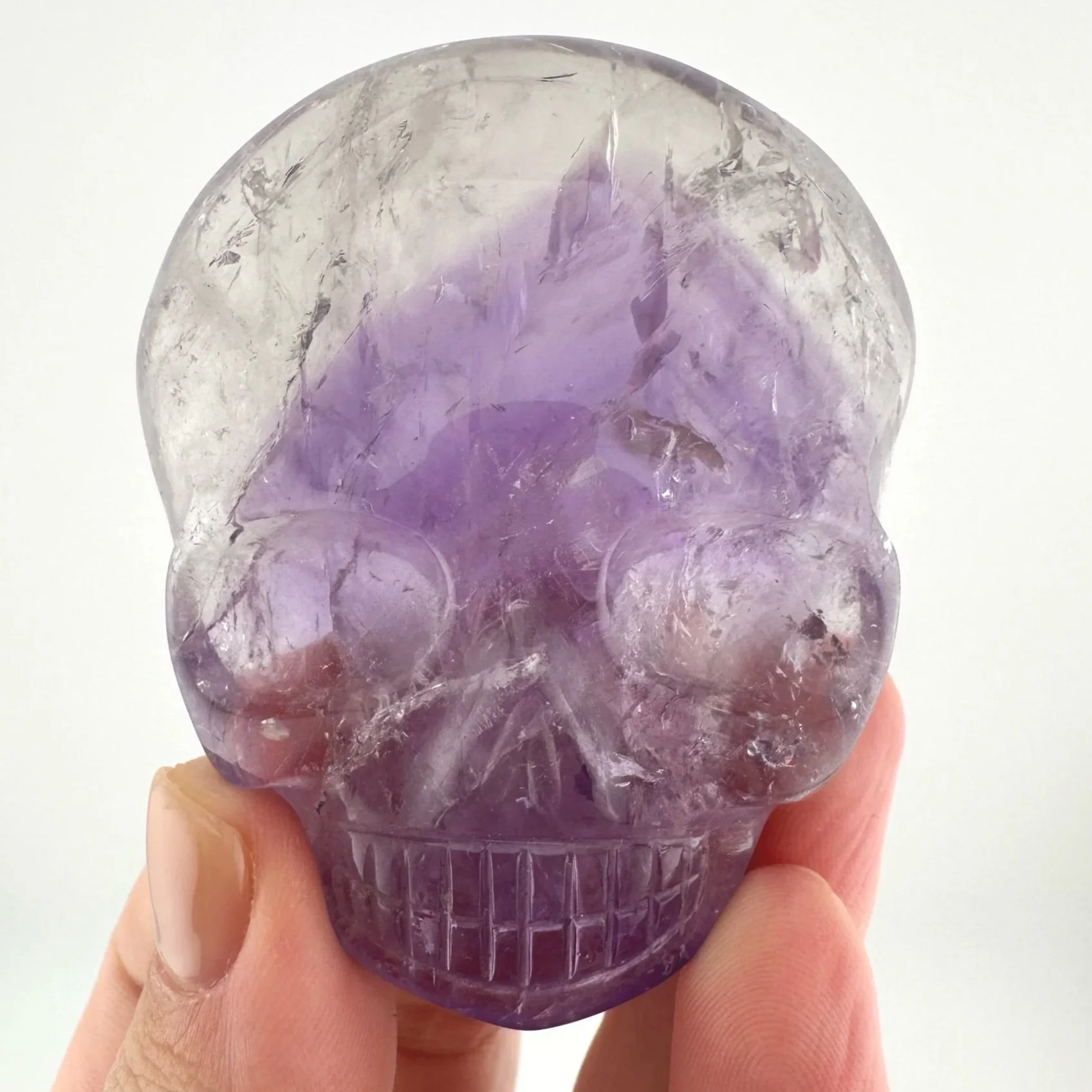 Leandro de Souza Phantom Amethyst Magical Child Palm Skull