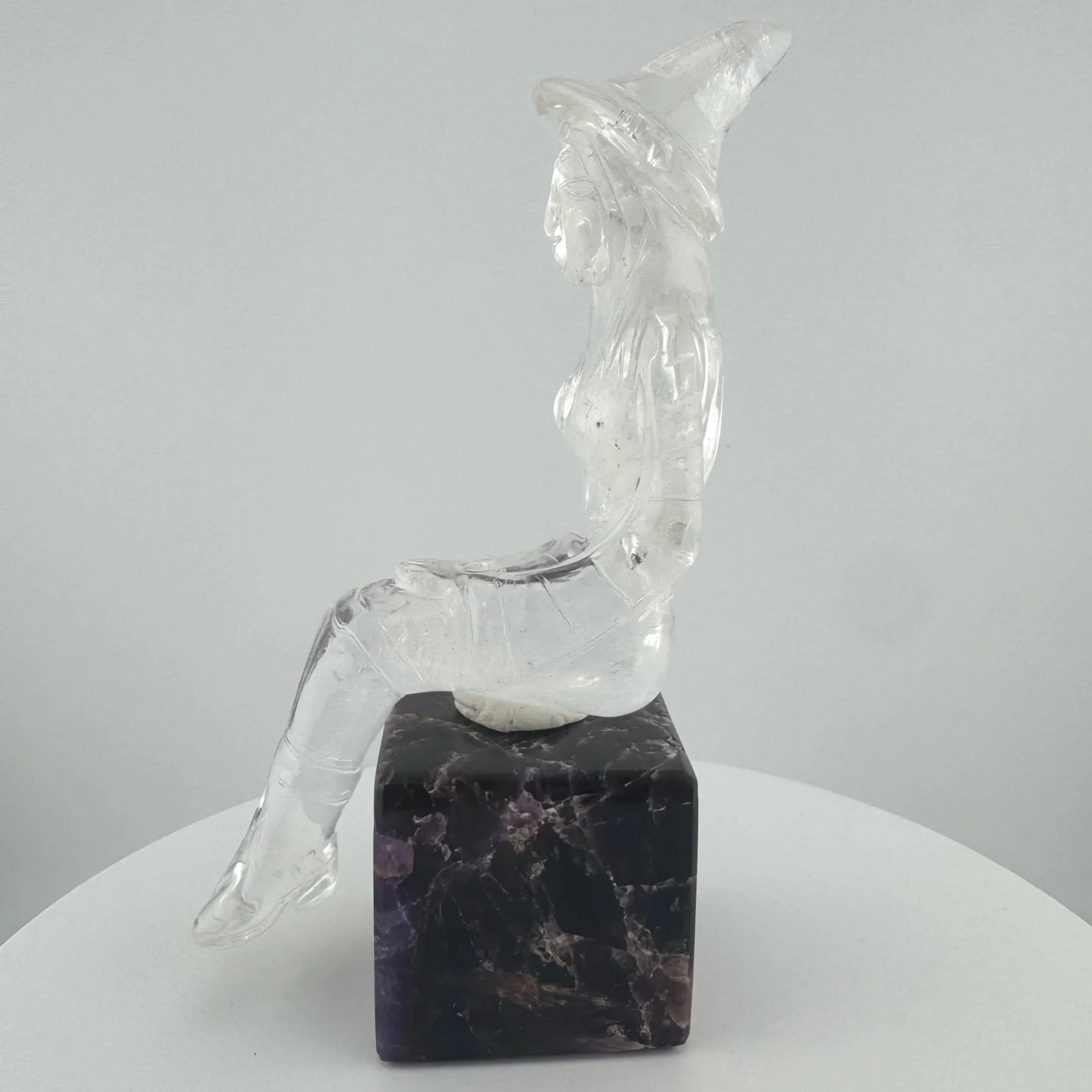 Leandro de Souza Cathedral Quartz Witch Carving