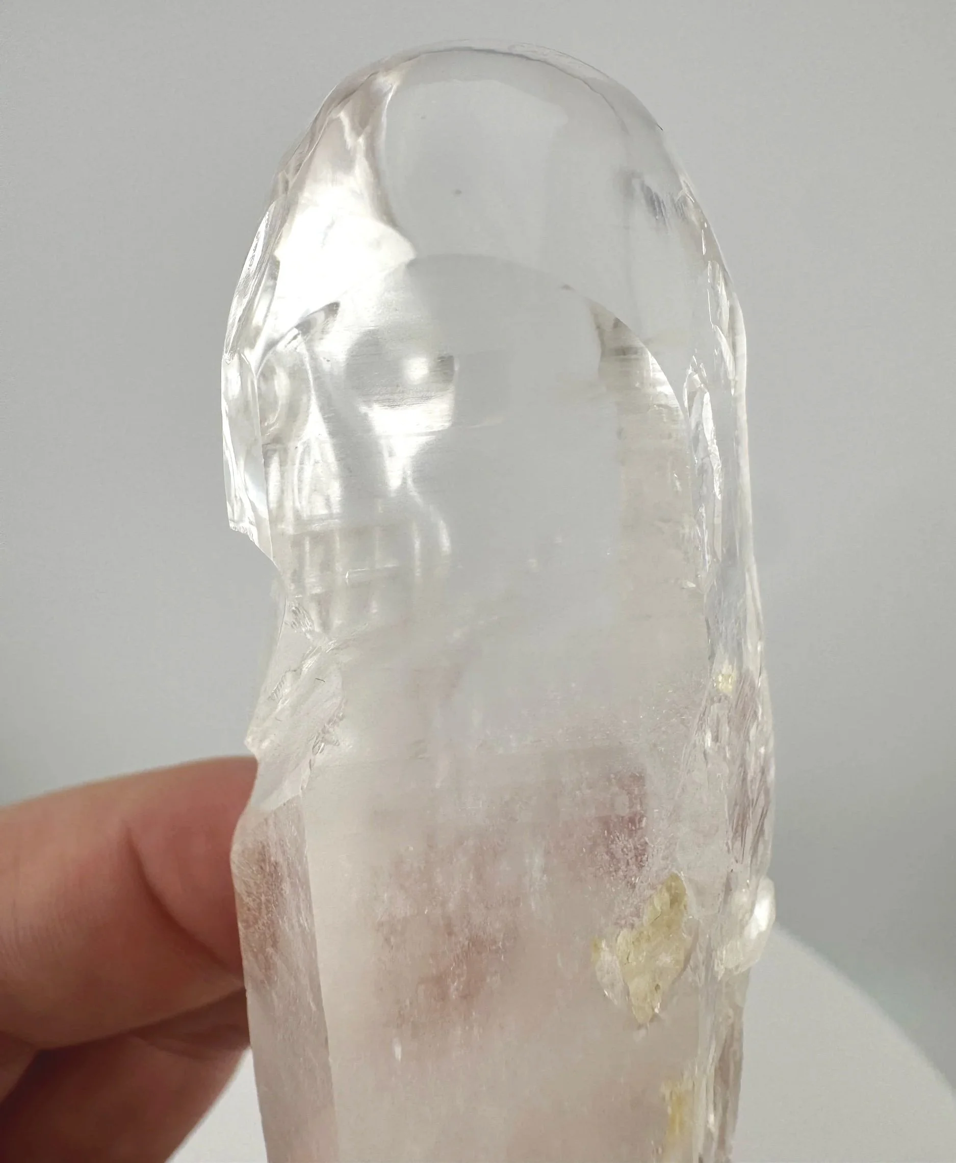 Leandro de Souza Cathedral Quartz Shaman Skull Wand