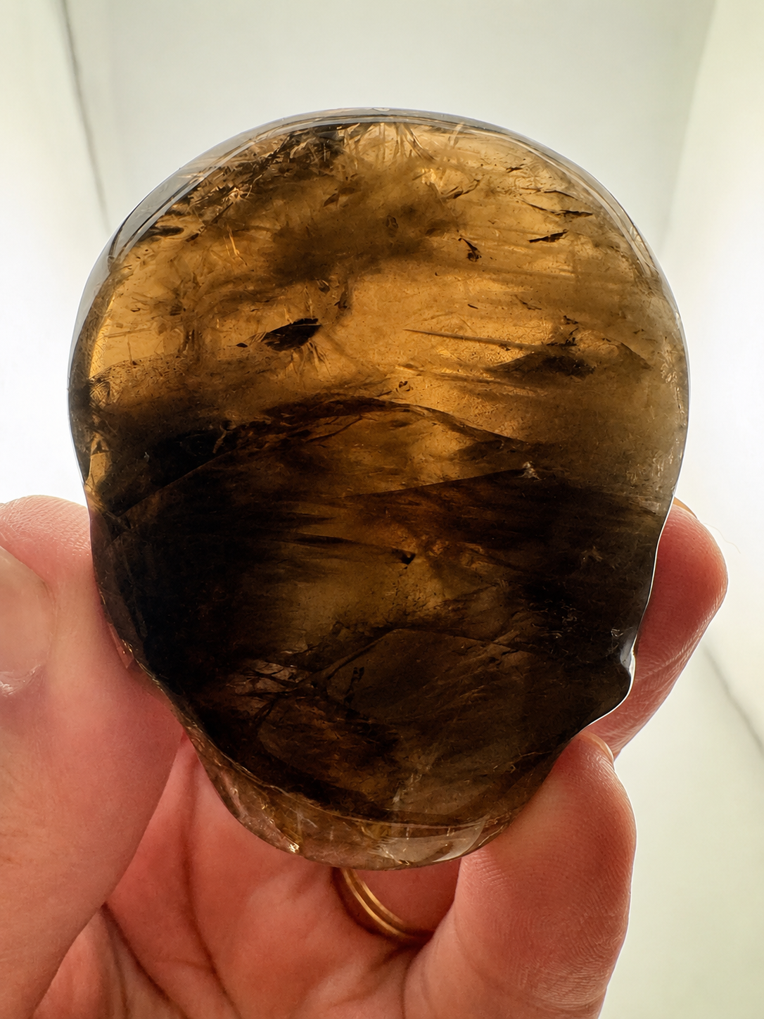 Leandro de Souza Smoky Hematoid Magical Child Palm Skull
