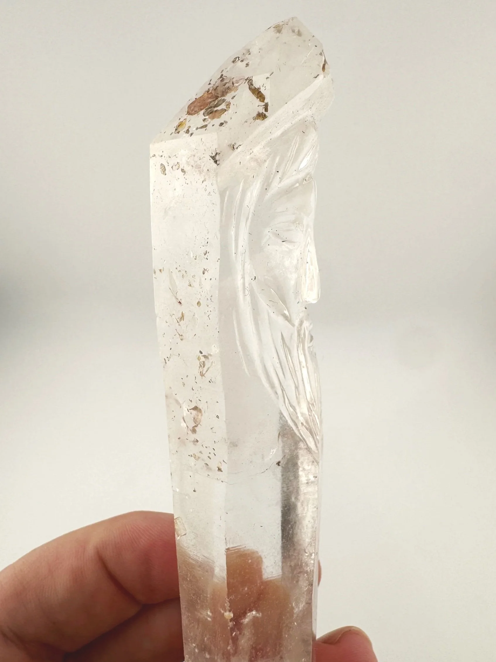 Leandro de Souza Cathedral Quartz Jesus Wand