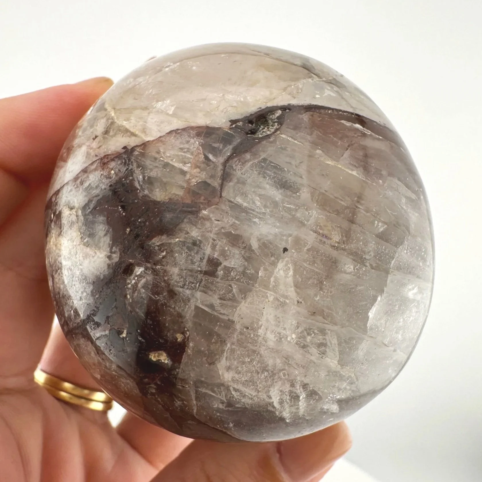 Leandro de Souza Hematoid Quartz Magical Child Skull