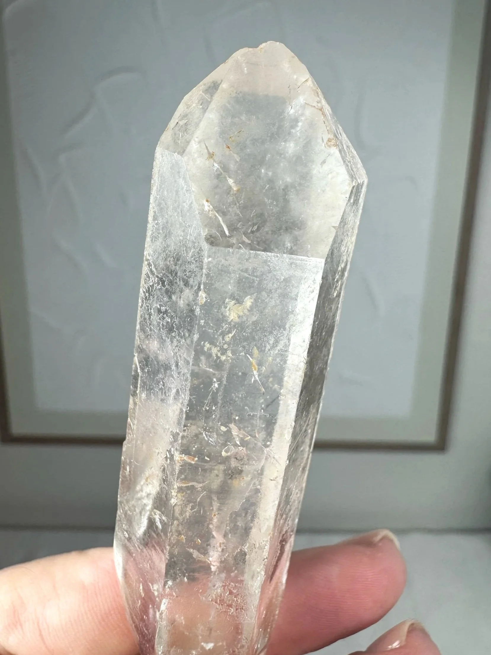 Leandro de Souza Cathedral Quartz Mother Mary Wand