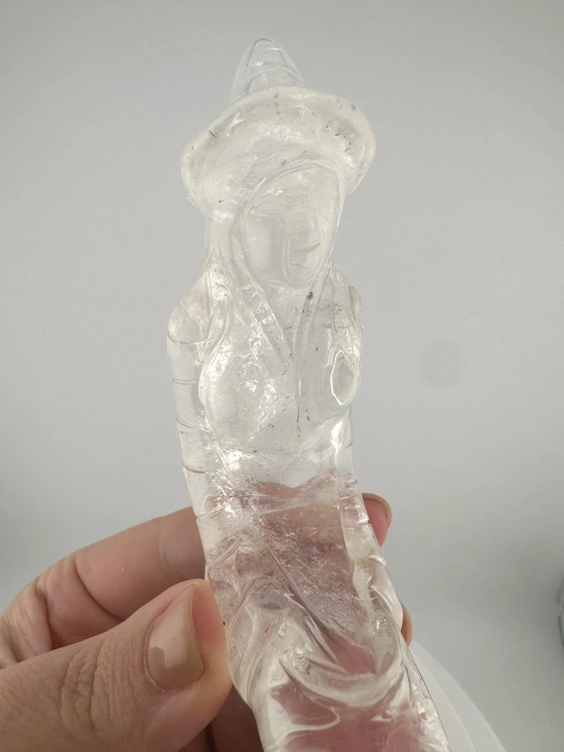 Leandro de Souza Cathedral Quartz Witch Carving