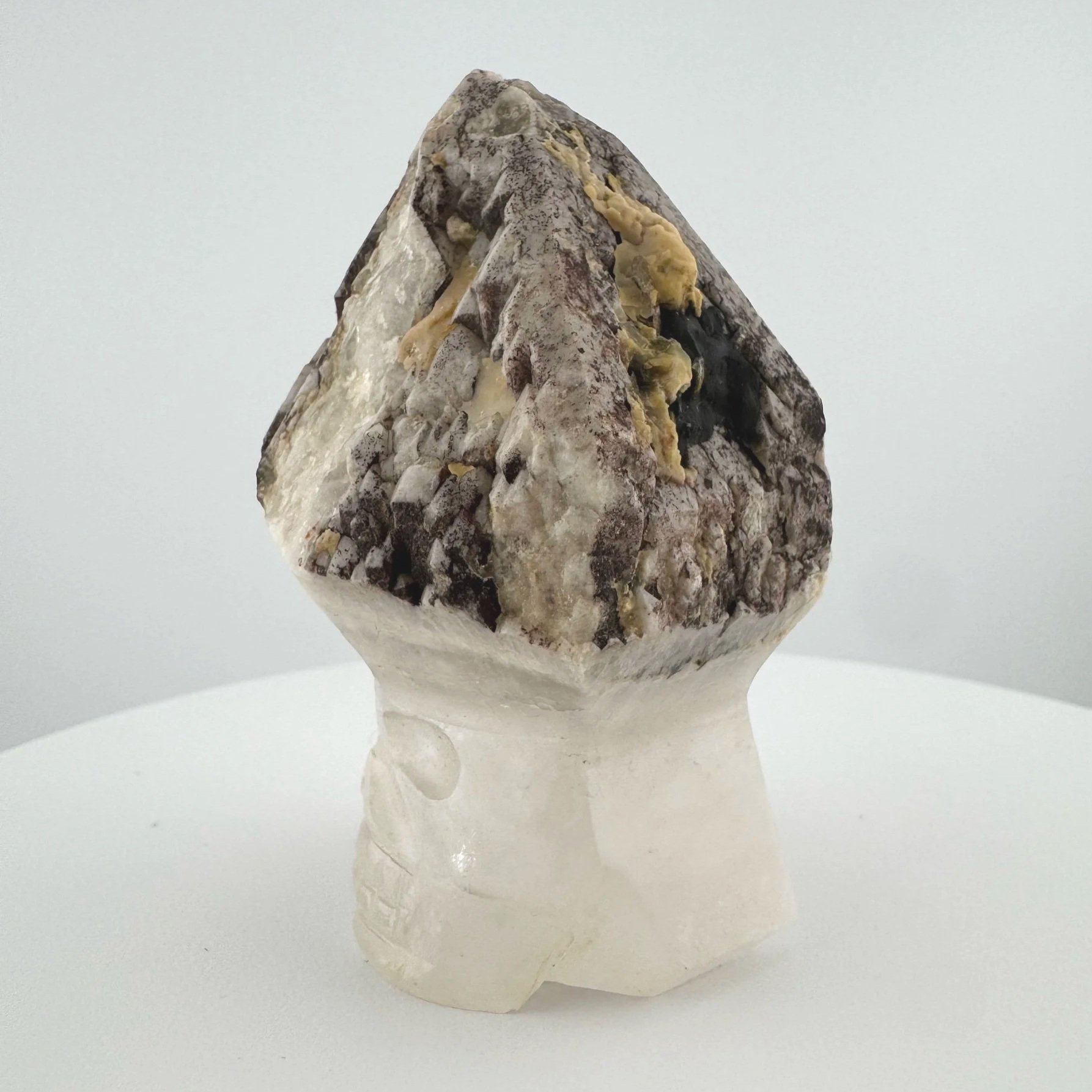 Igor de Souza Candle Quartz Shaman Skull