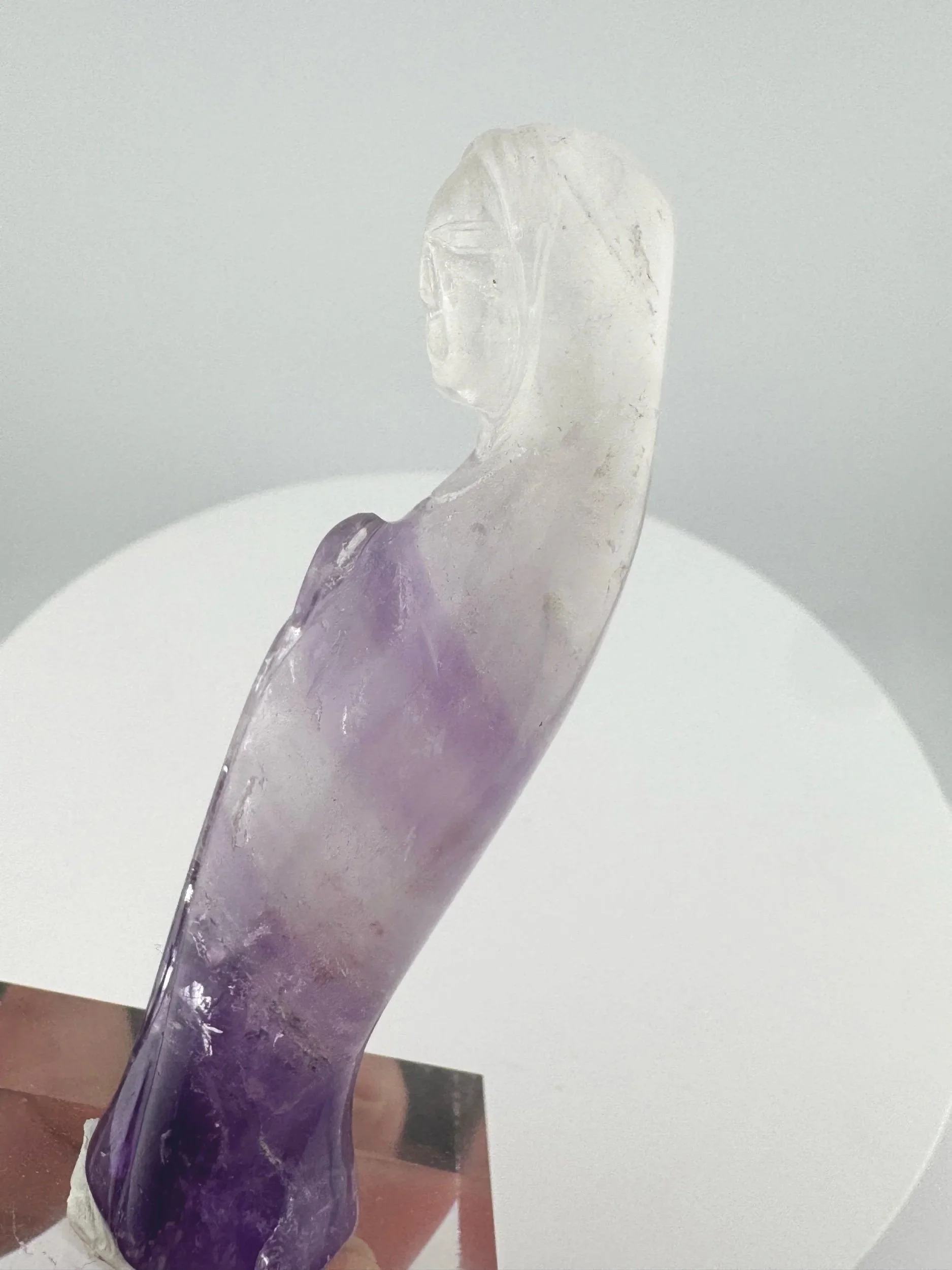 Leandro de Souza Phantom Amethyst Mother Mary Statuette