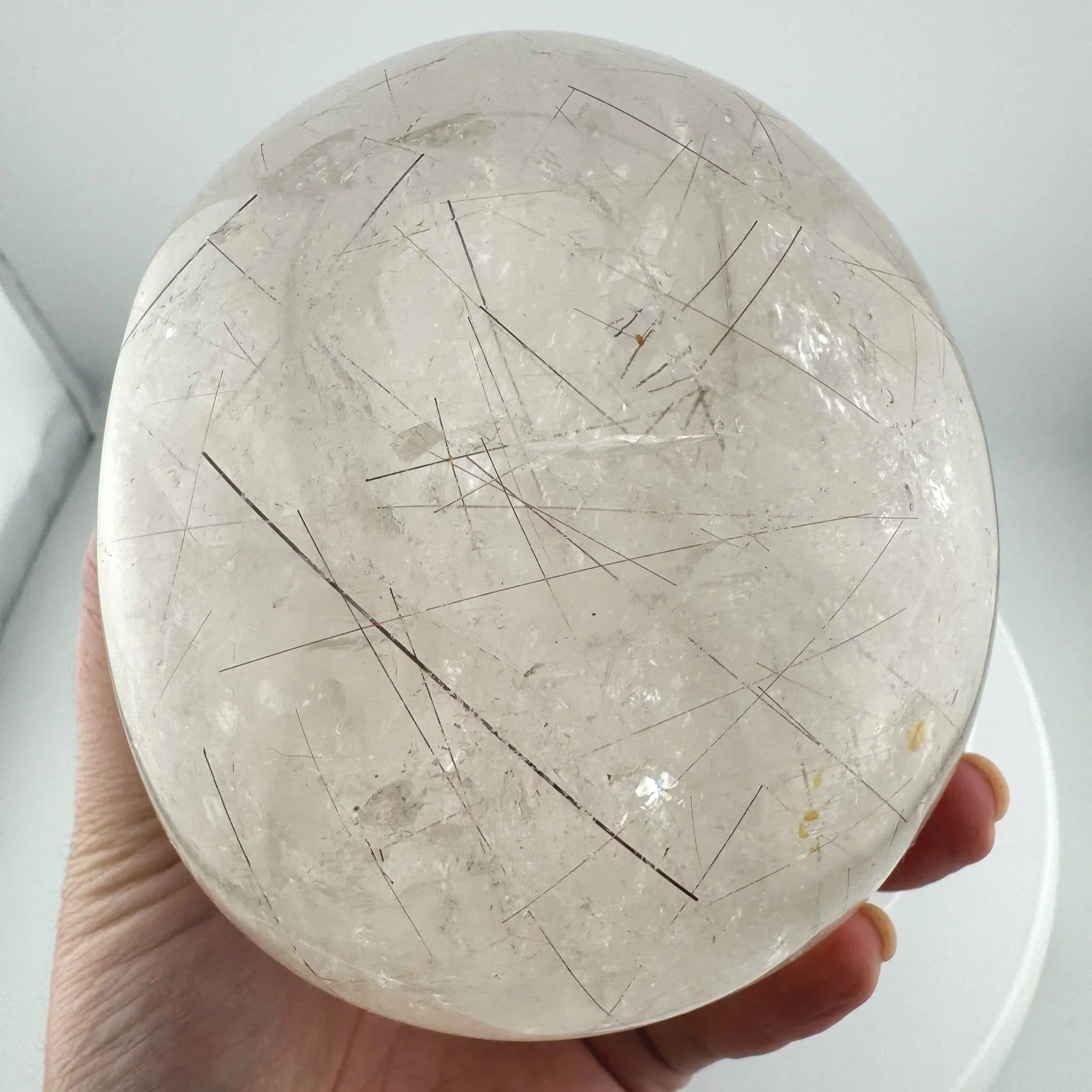 Leandro de Souza Red Rutile in Quartz Magical Child