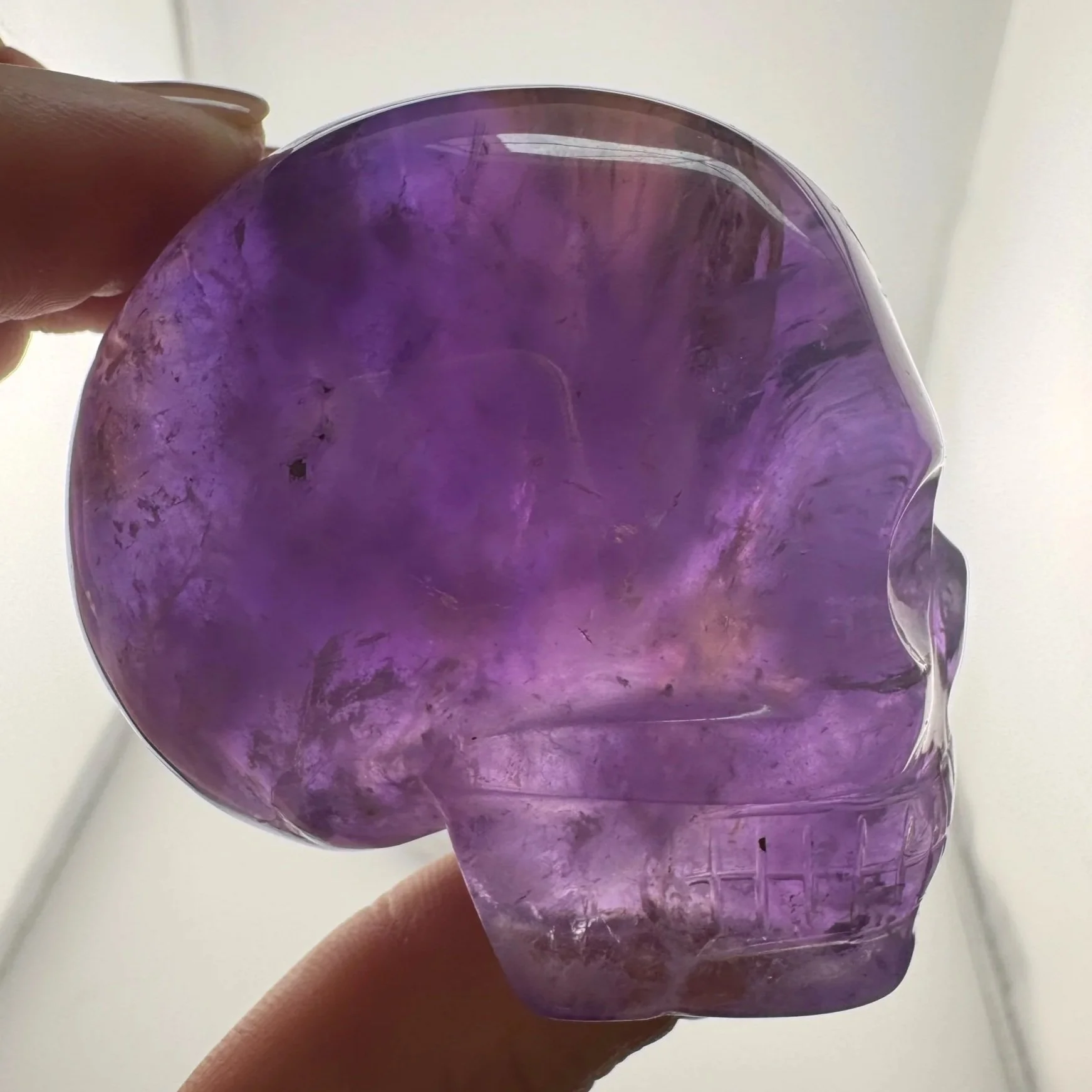 Leandro de Souza Amethyst with Citrine Skull
