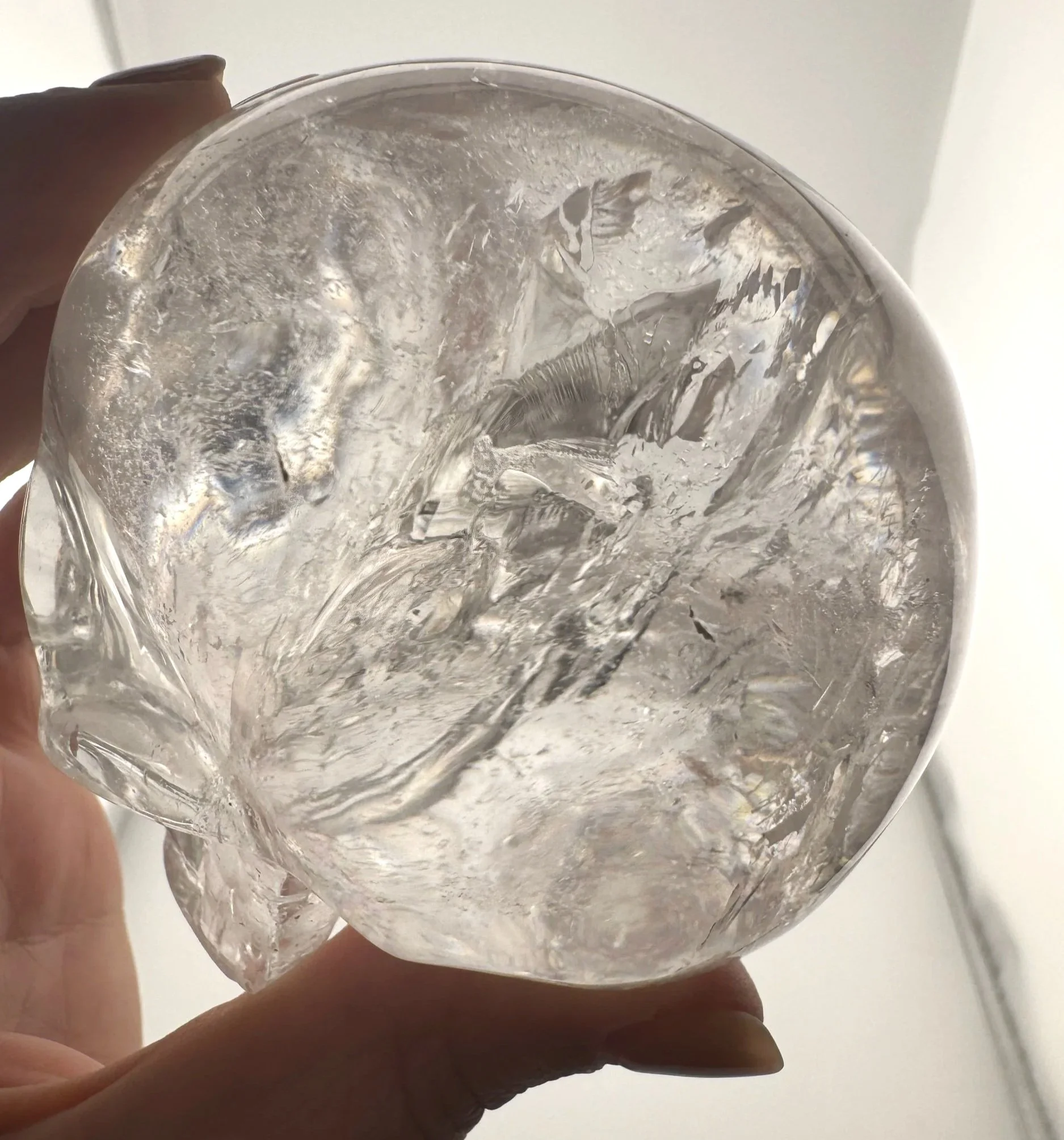 Leandro de Souza Rutile in Quartz Skull