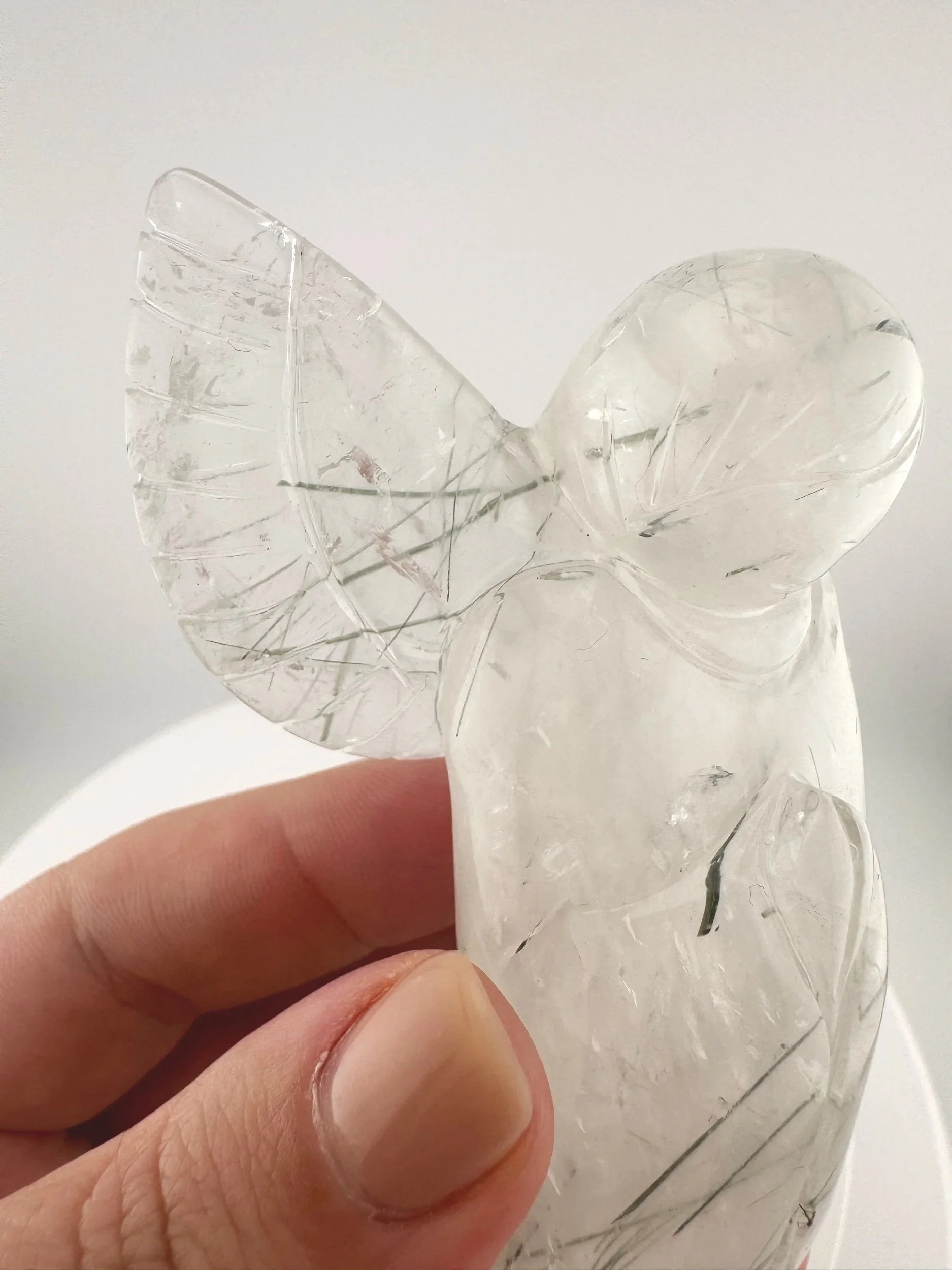 Leandro de Souza Epidote in Quartz Angel