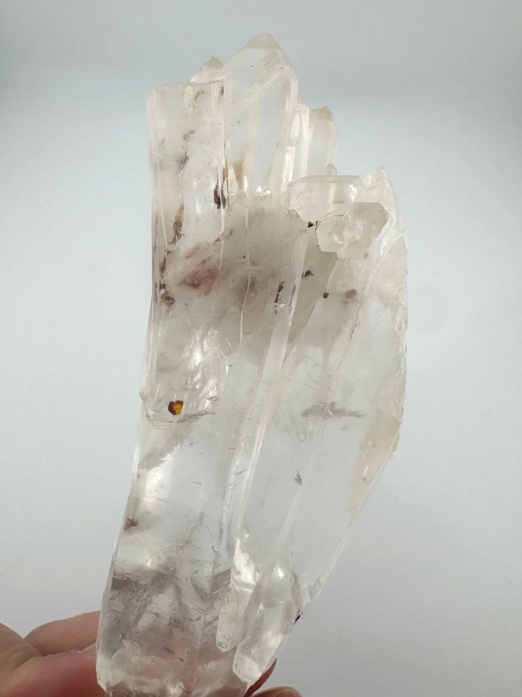 Leandro de Souza Cathedral Quartz Shaman Skull Wand