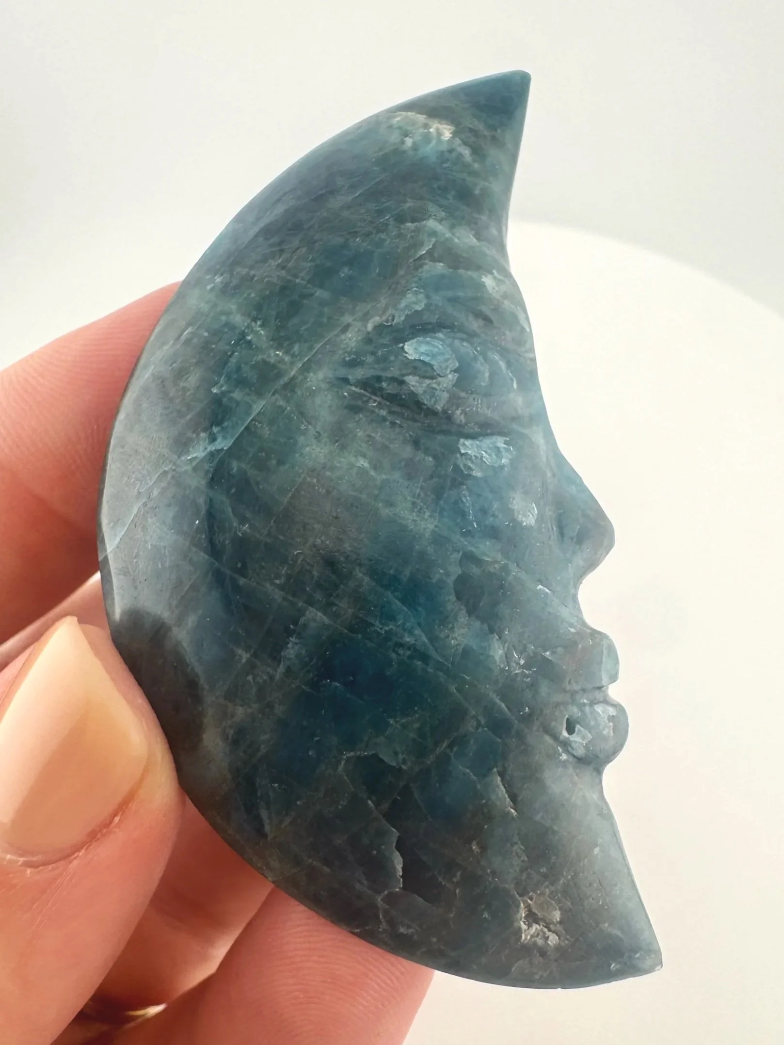 Leandro de Souza Blue Apatite Moon