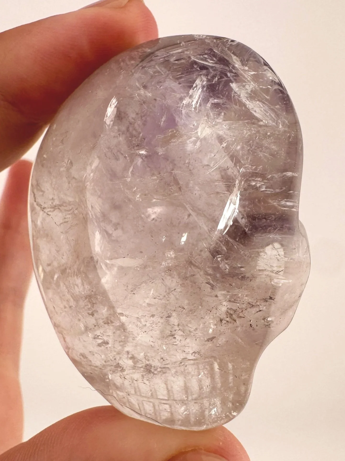 Leandro de Souza Phantom Amethyst Magical Child Palm Skull