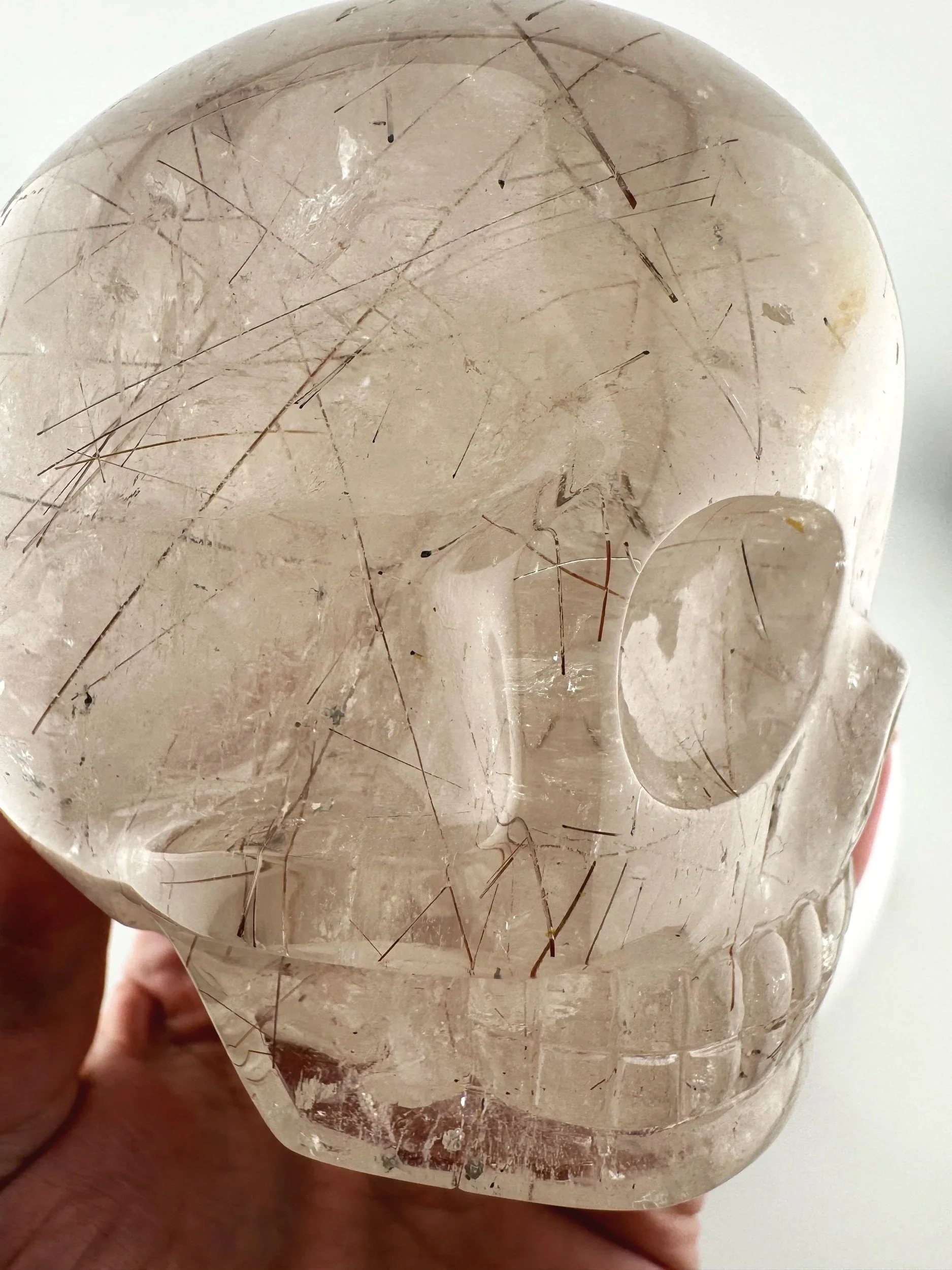 Leandro de Souza Red Rutile in Smoky Quartz Magical Child