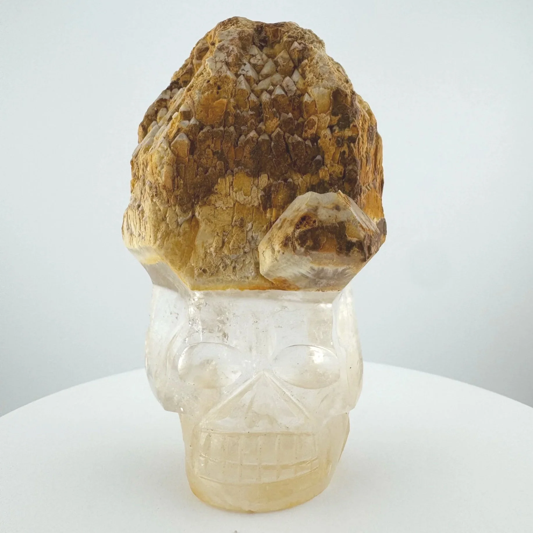 Igor de Souza Candle Quartz Shaman Skull