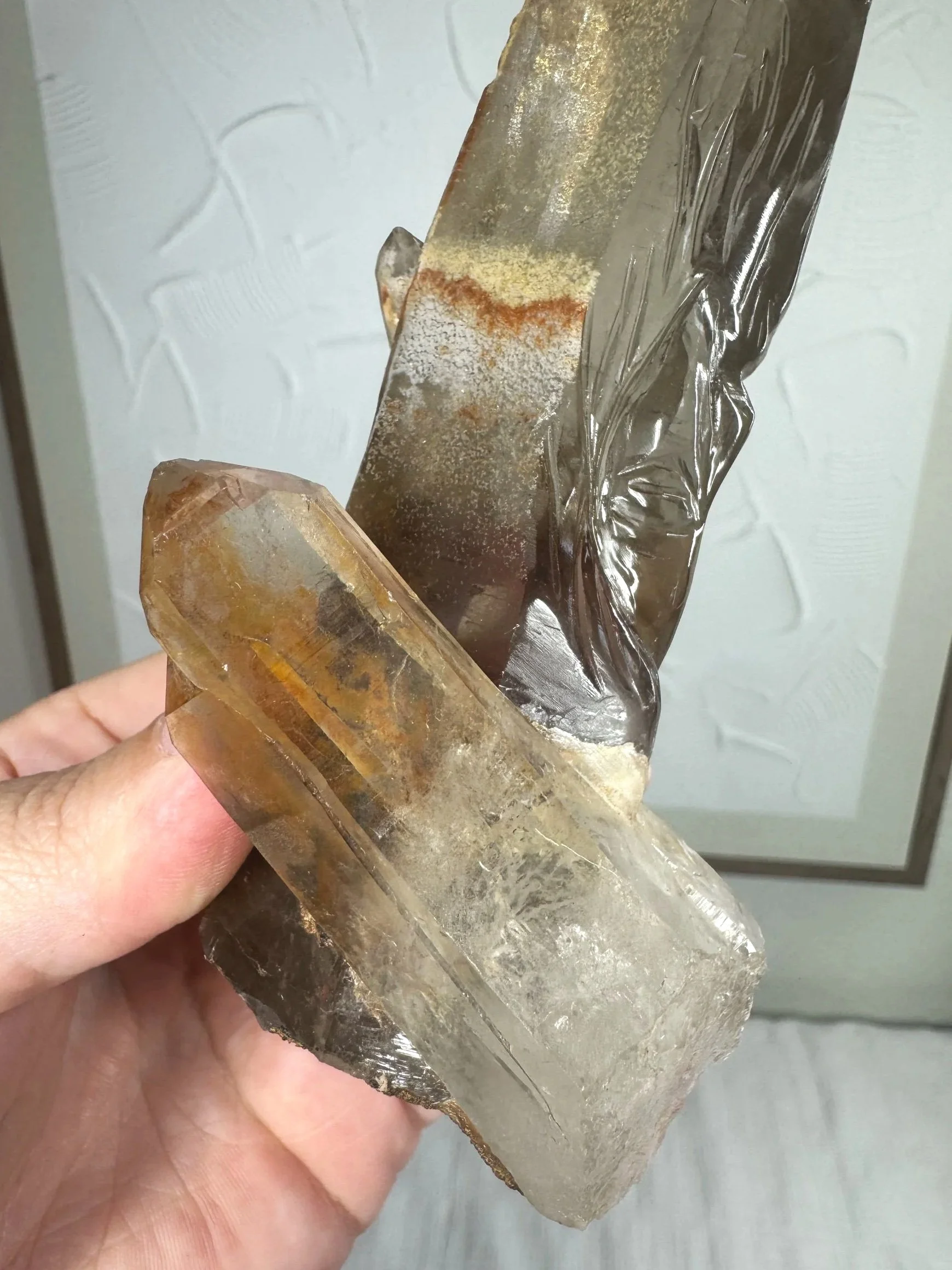 Leandro de Souza Cathedral Quartz Jesus Wand