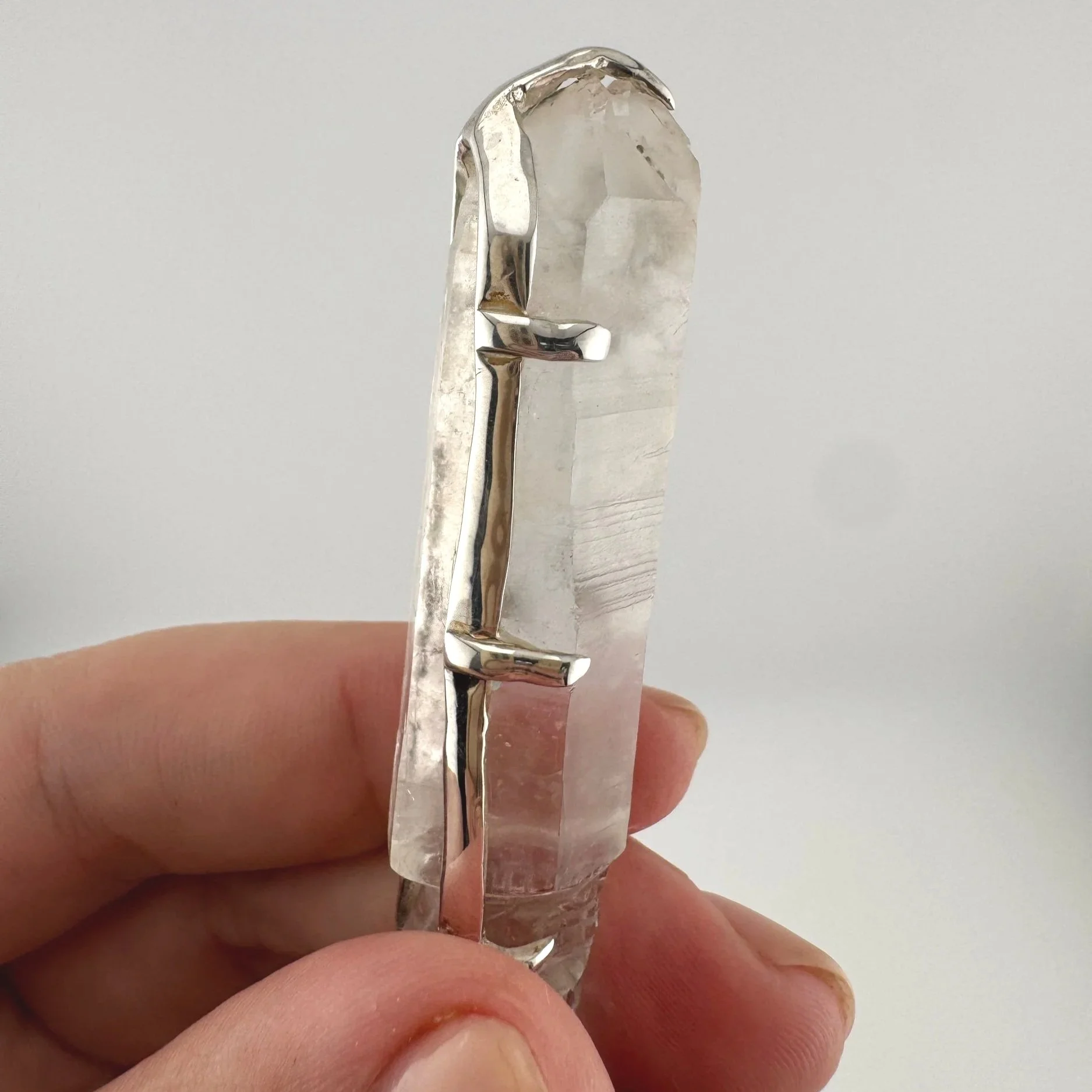 Leandro de Souza Cathedral Quartz Skull Pendant