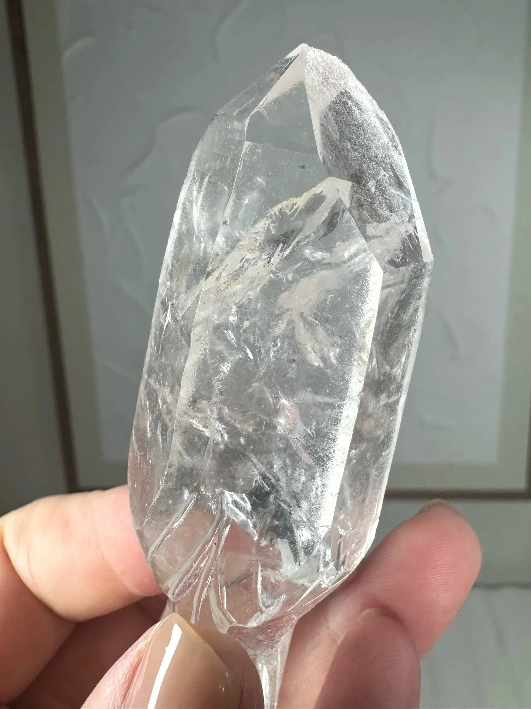 Leandro de Souza Cathedral Quartz Mother Mary Wand