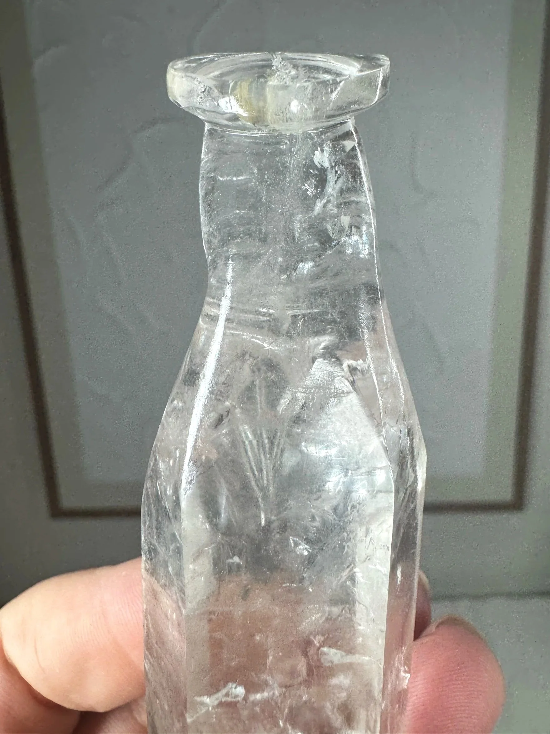 Leandro de Souza Cathedral Quartz Mother Mary Wand