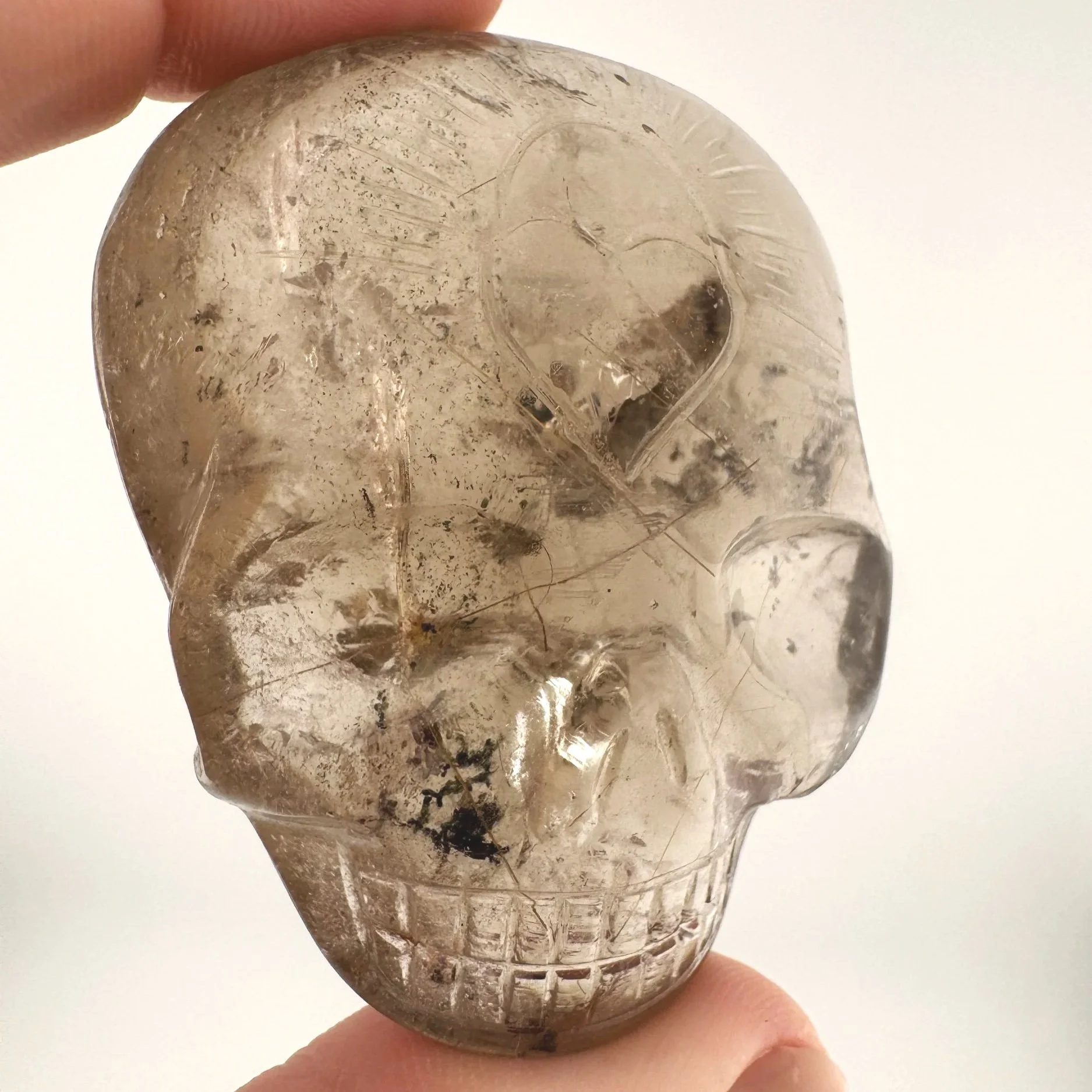 Leandro de Souza Smoky Garden Rutile Magical Child Palm Skull