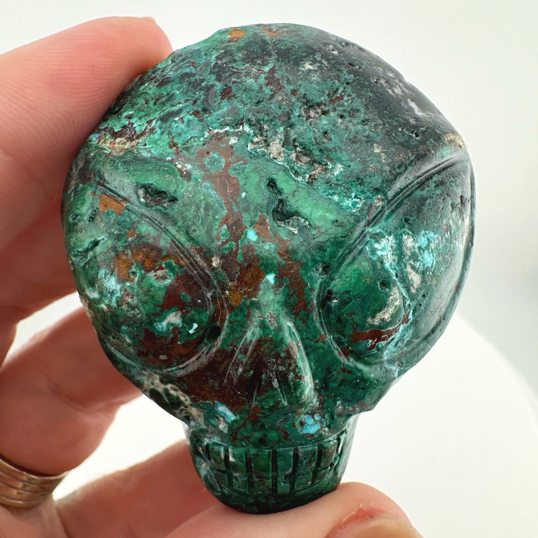 Leandro de Souza Malacholla Star Being Palm Skull