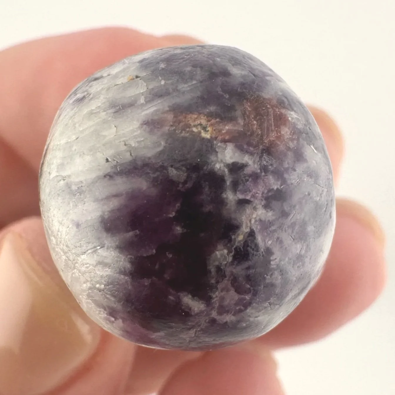 Leandro de Souza Lepidolite in Feldspar Shaman Skull