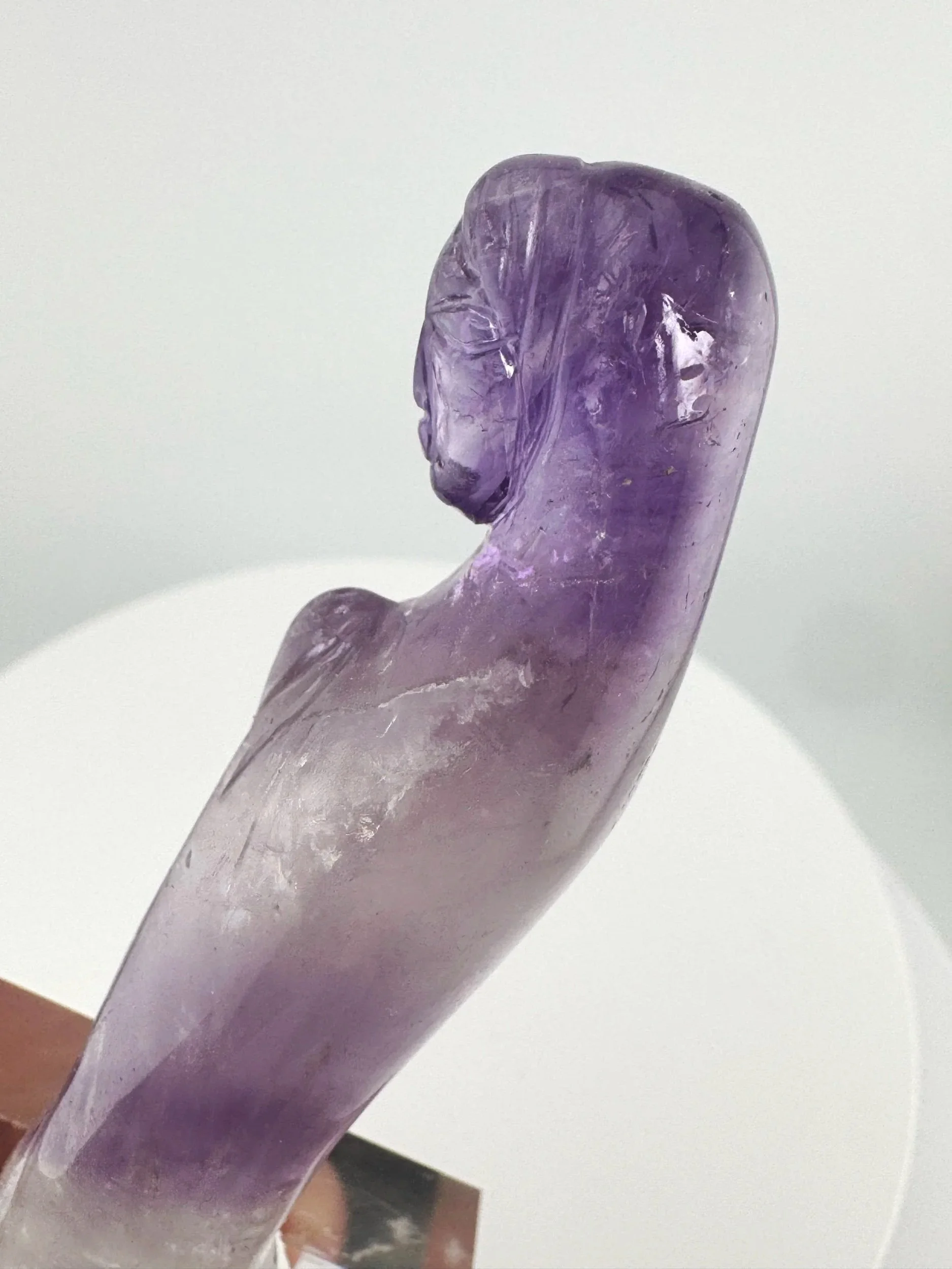 Leandro de Souza Phantom Amethyst Mother Mary Statuette