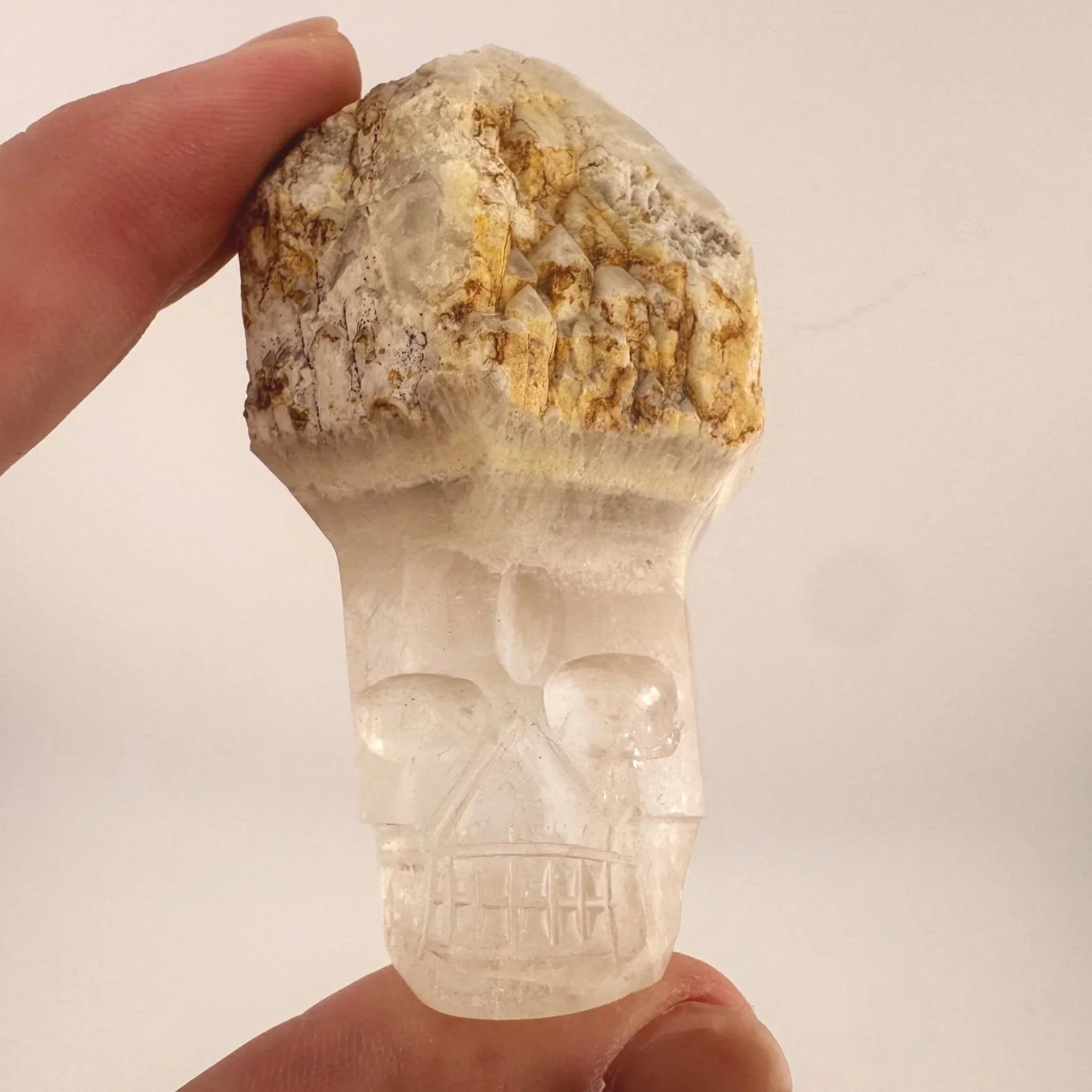 Igor de Souza Candle Quartz Shaman Skull