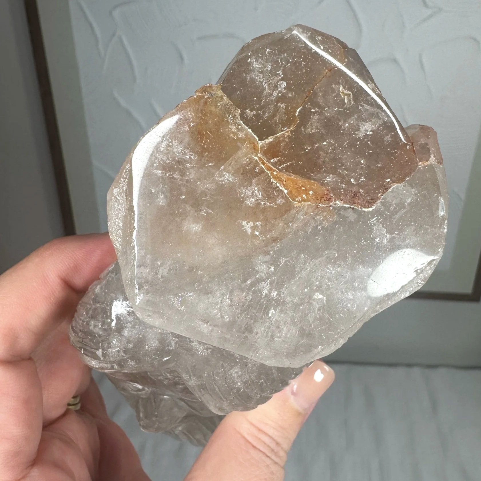Leandro de Souza Cathedral Quartz Jesus Wand