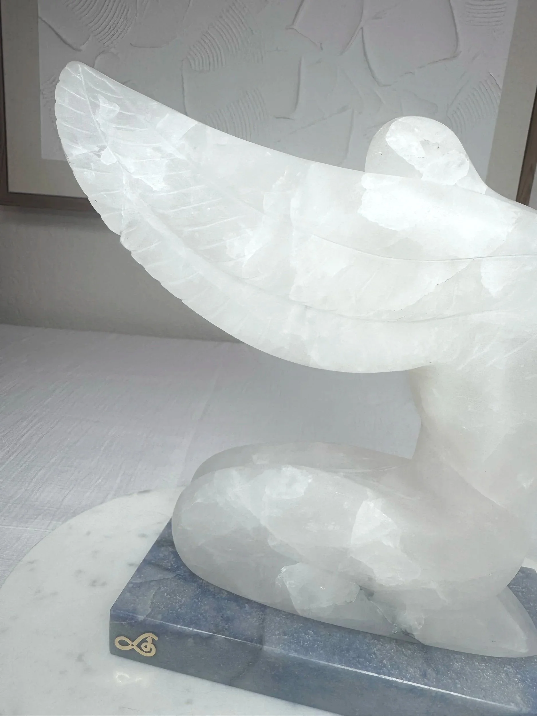 Leandro de Souza Praying Angel Sculpture
