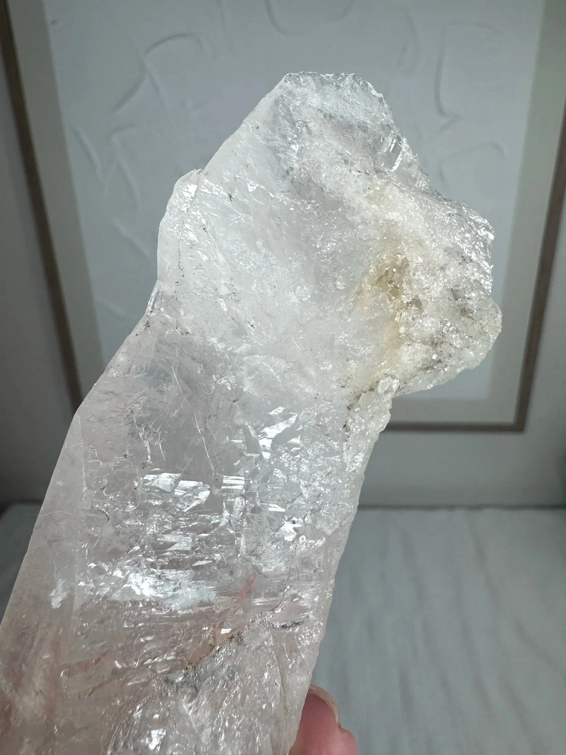 Leandro de Souza Cathedral Quartz Jesus Wand