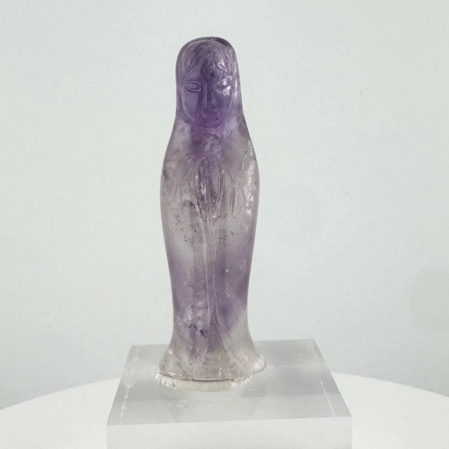 Leandro de Souza Phantom Amethyst Mother Mary Statuette