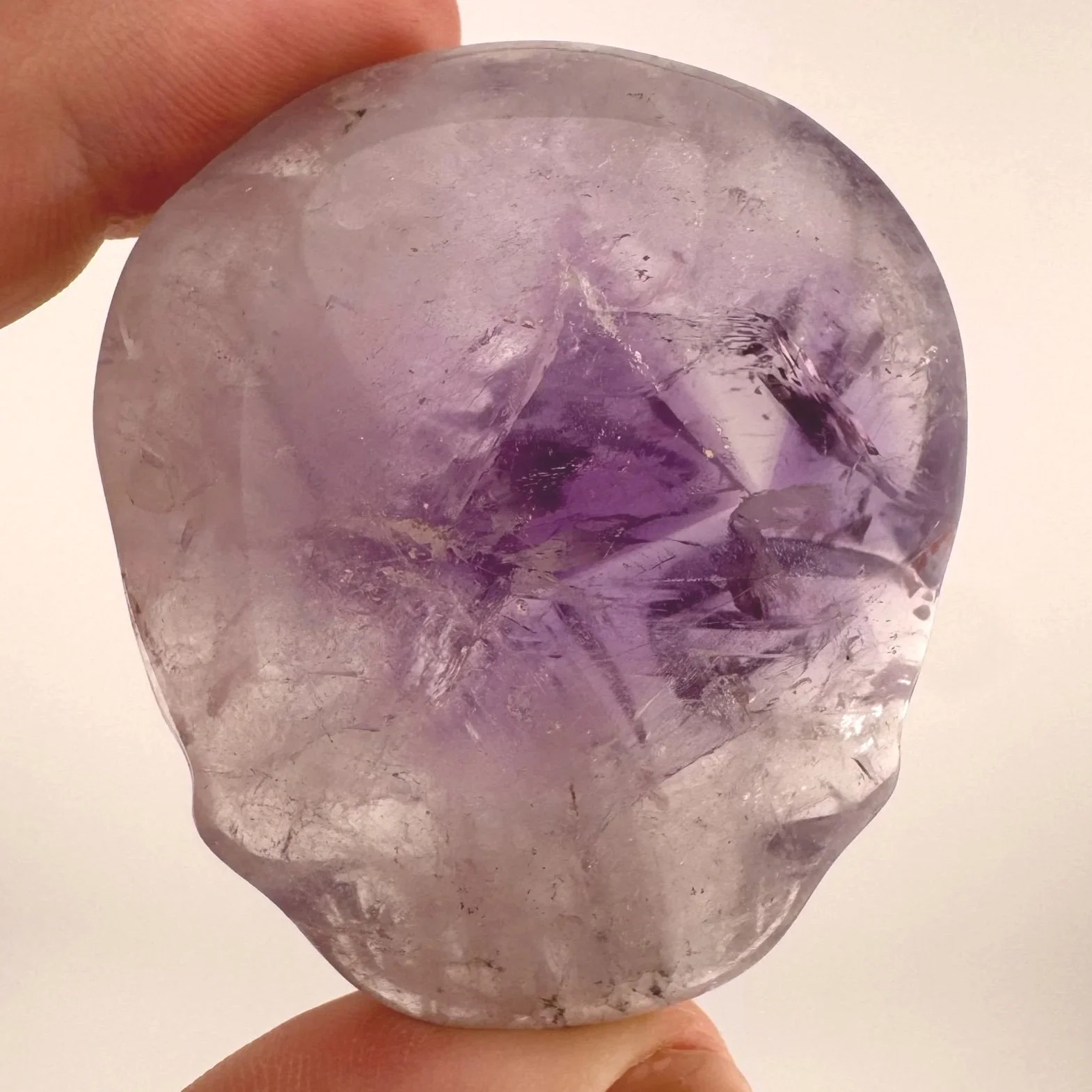 Leandro de Souza Phantom Amethyst Magical Child Palm Skull