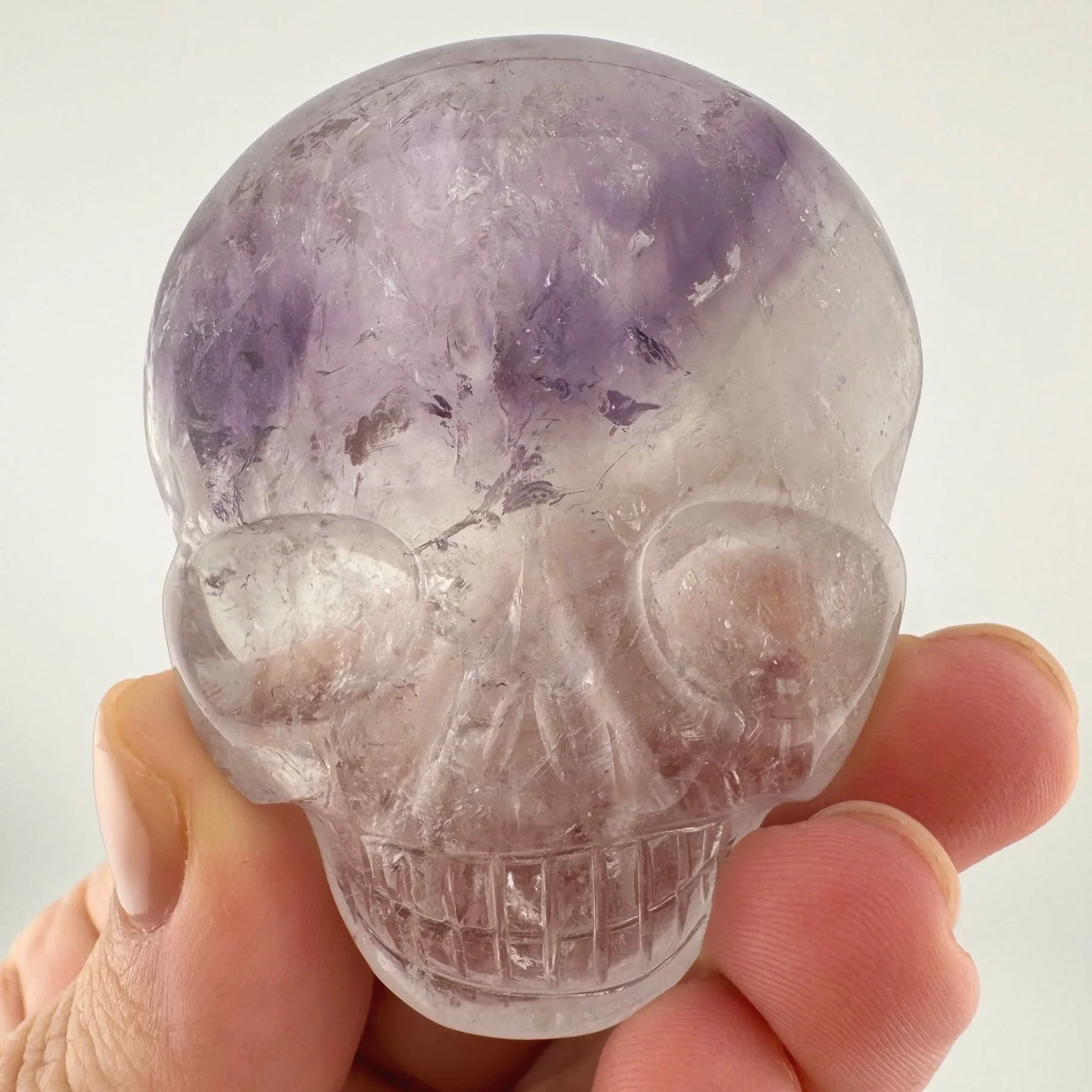 Leandro de Souza Phantom Amethyst Magical Child Palm Skull