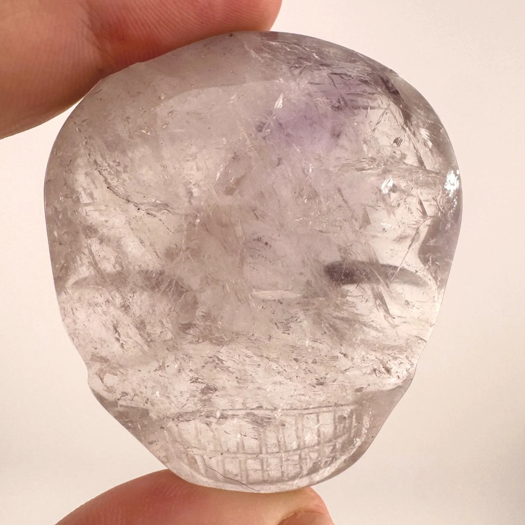 Leandro de Souza Phantom Amethyst Magical Child Palm Skull