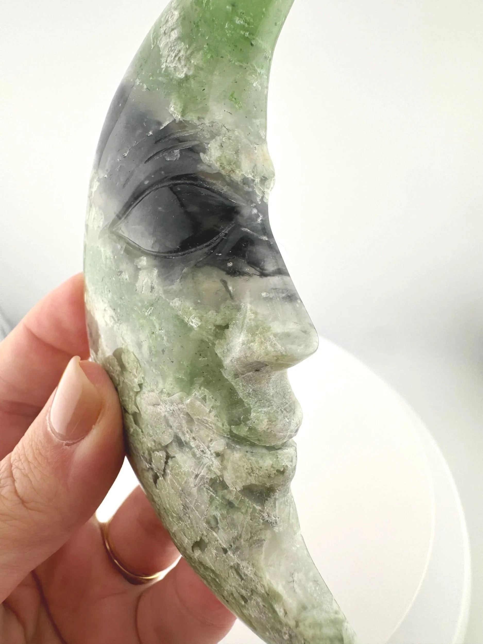 Leandro de Souza Chlorite Chalcedony Moon