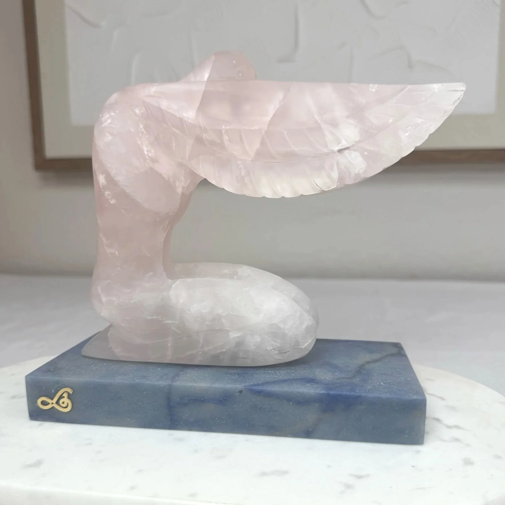 Leandro de Souza Praying Angel Sculpture