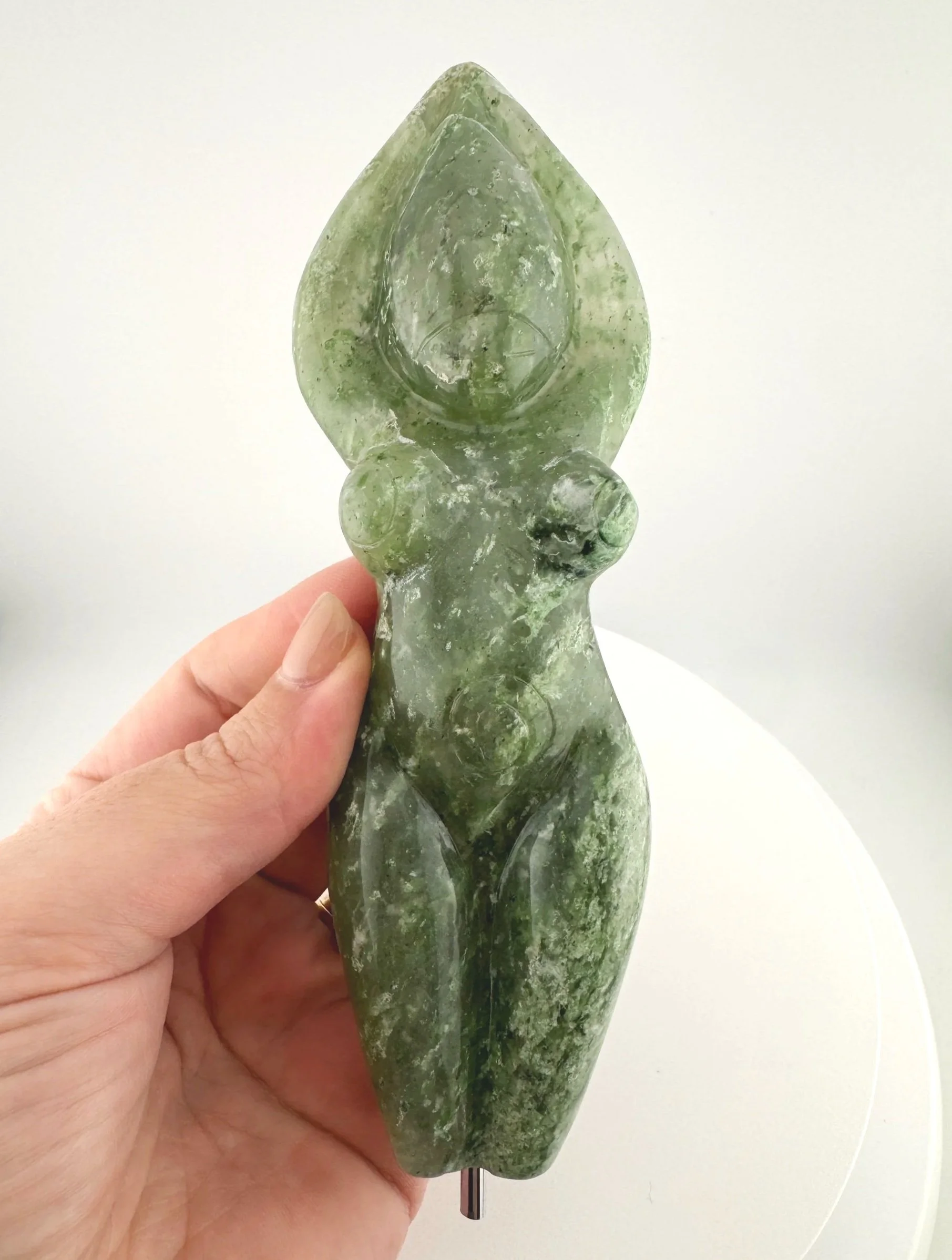 Leandro de Souza Chlorite Chalcedony Gaia Goddess