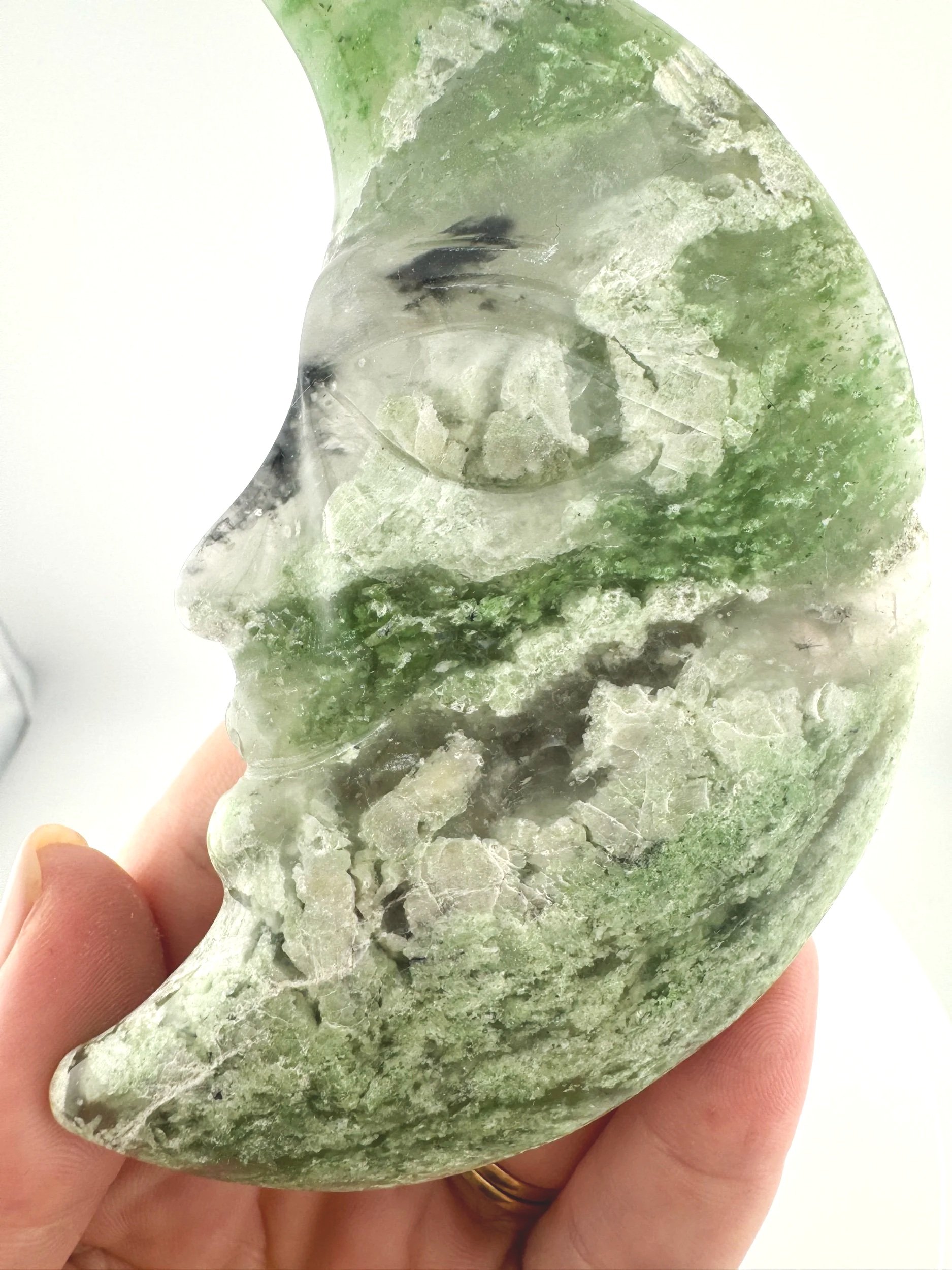 Leandro de Souza Chlorite Chalcedony Moon