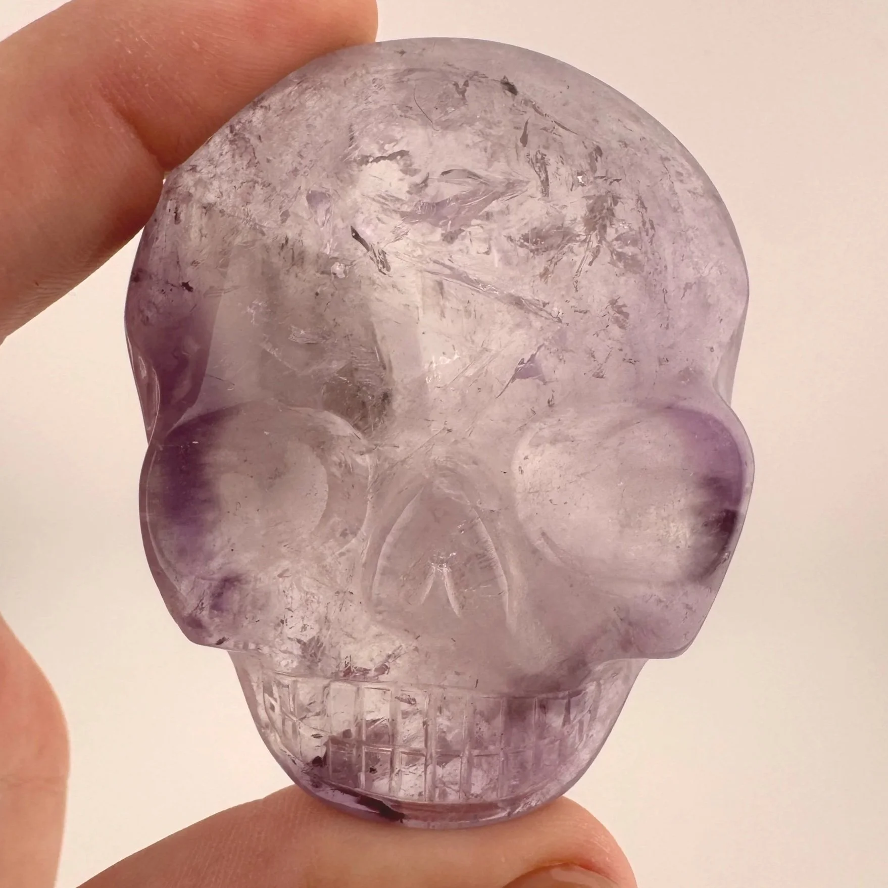 Leandro de Souza Phantom Amethyst Magical Child Palm Skull